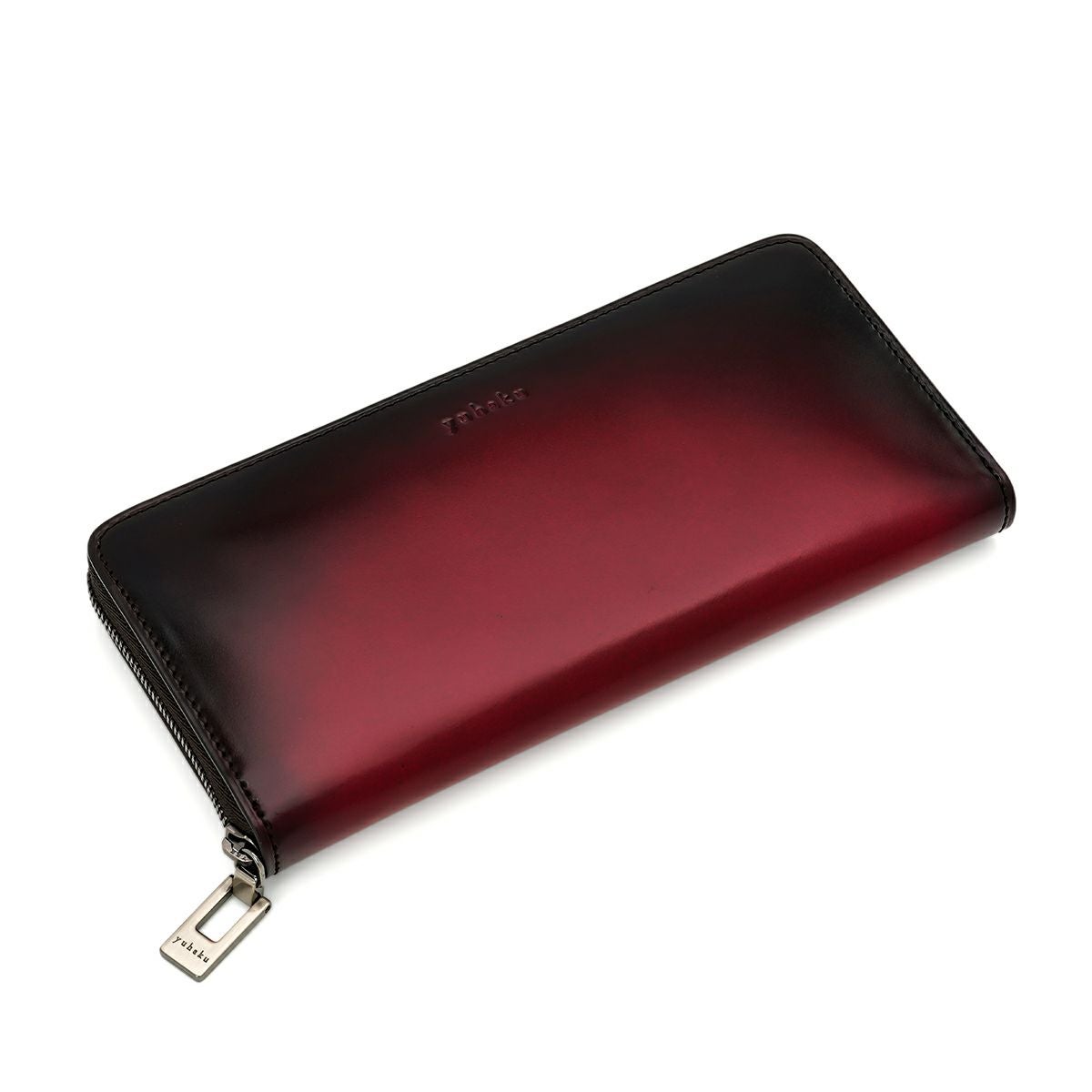 ユハク 長財布 ラウンドファスナーウォレット ワイン | ジュエリー