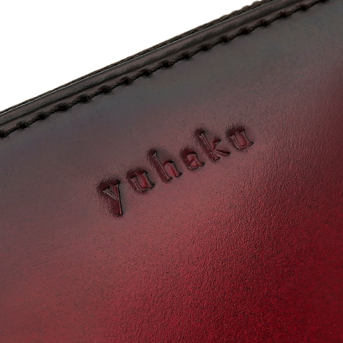ユハク 長財布 ラウンドファスナーウォレット ワイン | ジュエリー