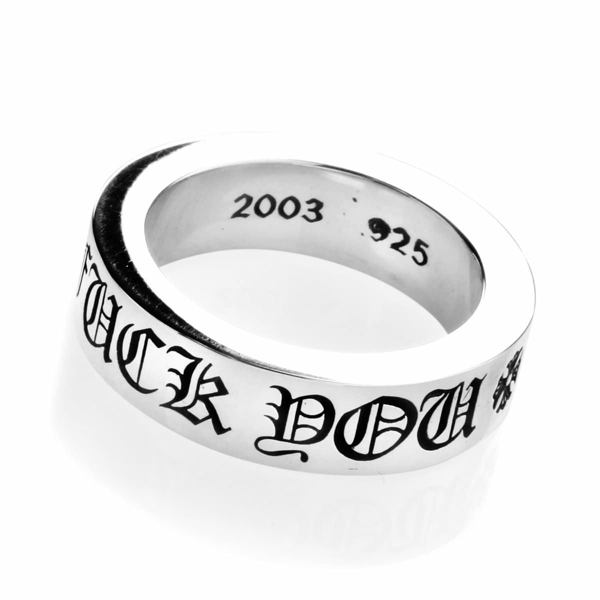 クロムハーツ スペーサーリング 6mm Fuck you | ジュエリー