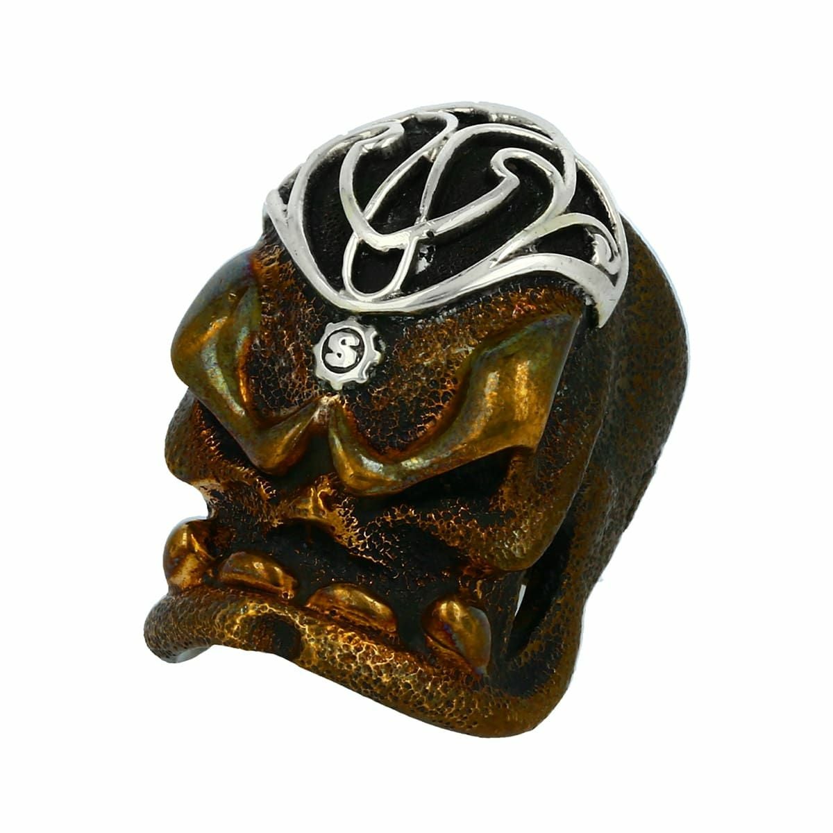 スターリンギア 1800年製アンティークシルバーラウンドシガーチューブ