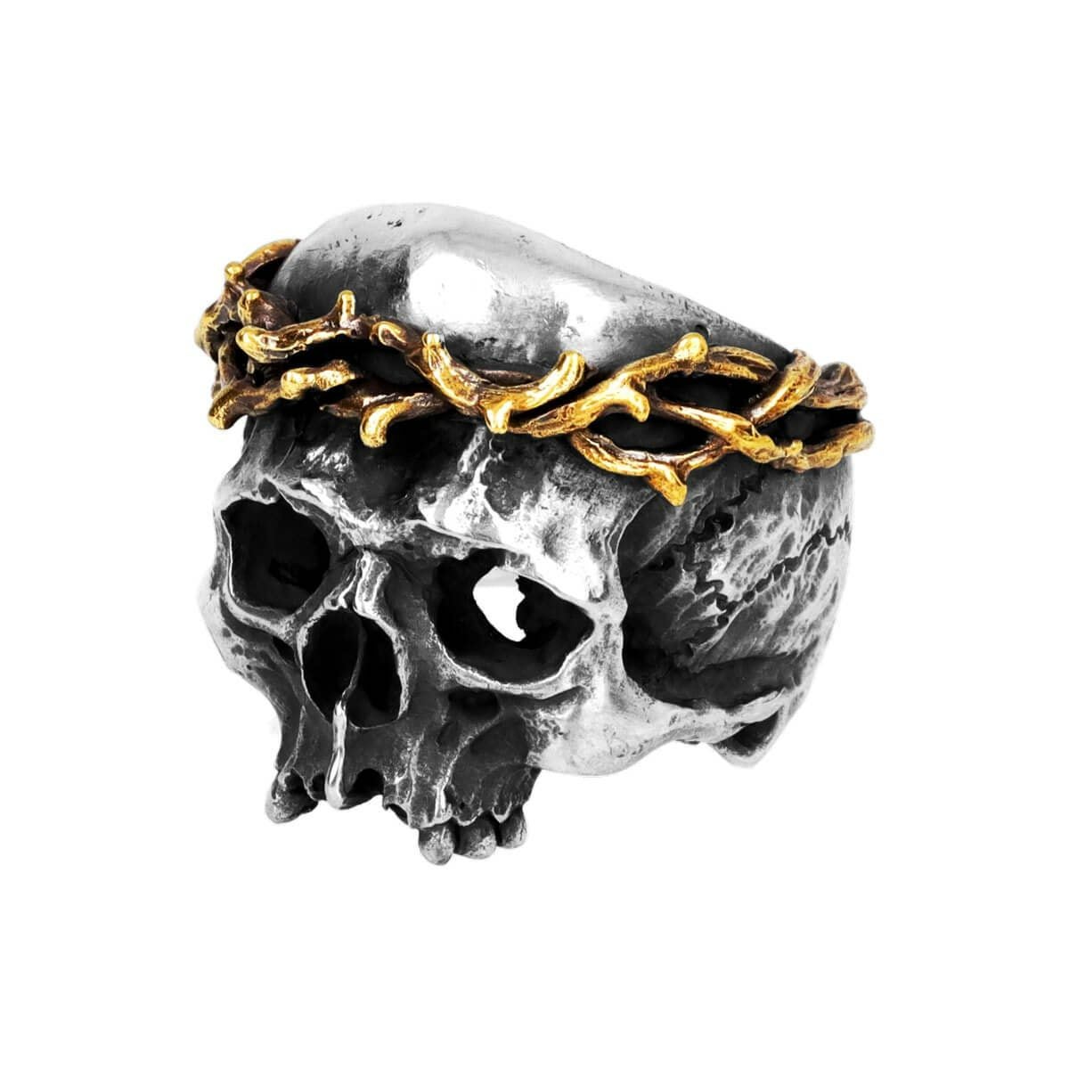 マッドカルトスカルデザインリング付きアクセサリー MAD CULT/マッドカルト】「Babirusa Skull Head Ring/バビルサスカル