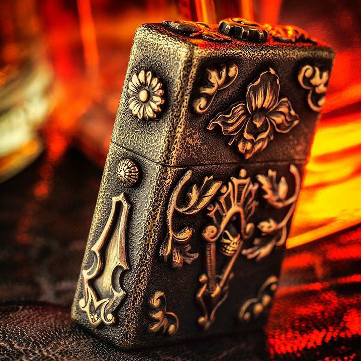 スターリンギア ワンオフカスタムブロンズニュージッポw/シルバー