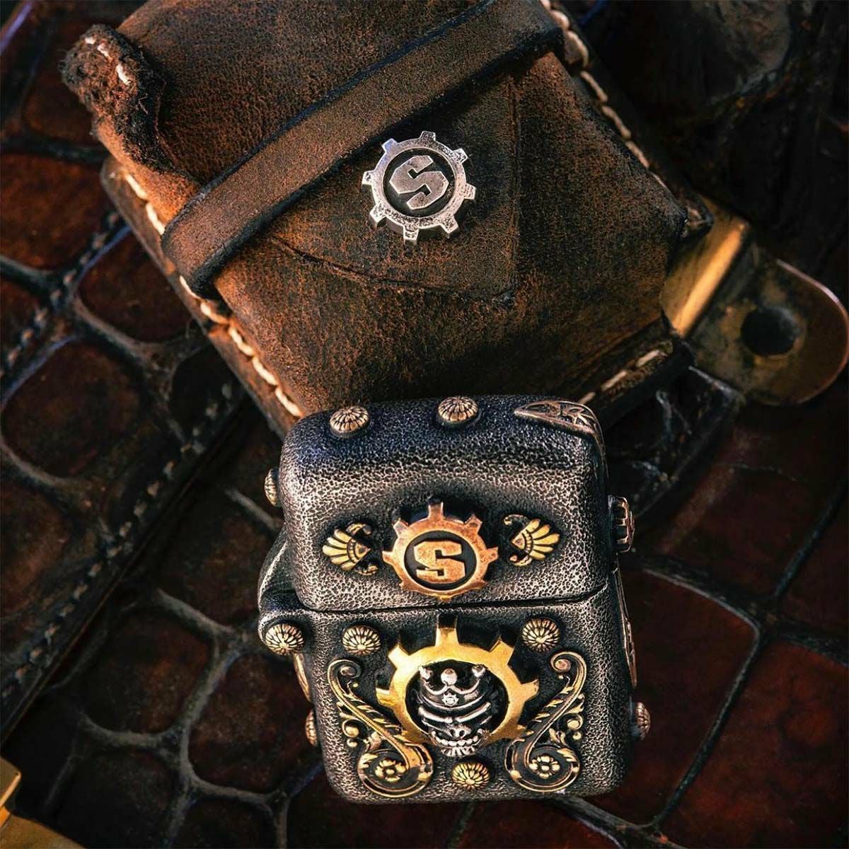 スターリンギア ワンオフカスタムジッポw/タイニーハウラーキングギア