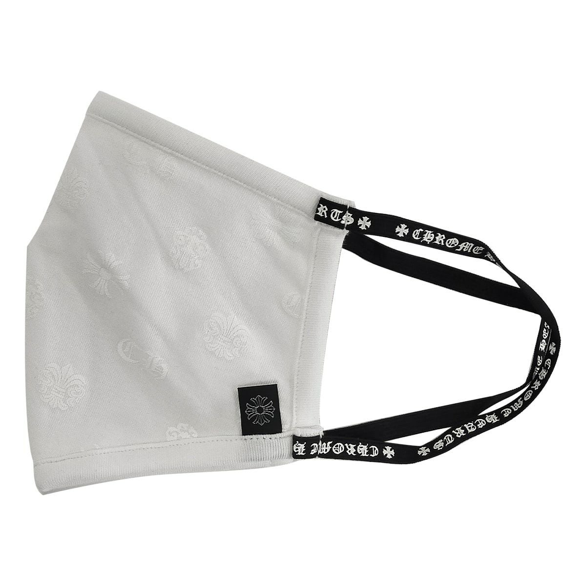クロムハーツ CHフェイスマスク 1/2 DART ホワイト 1枚売り