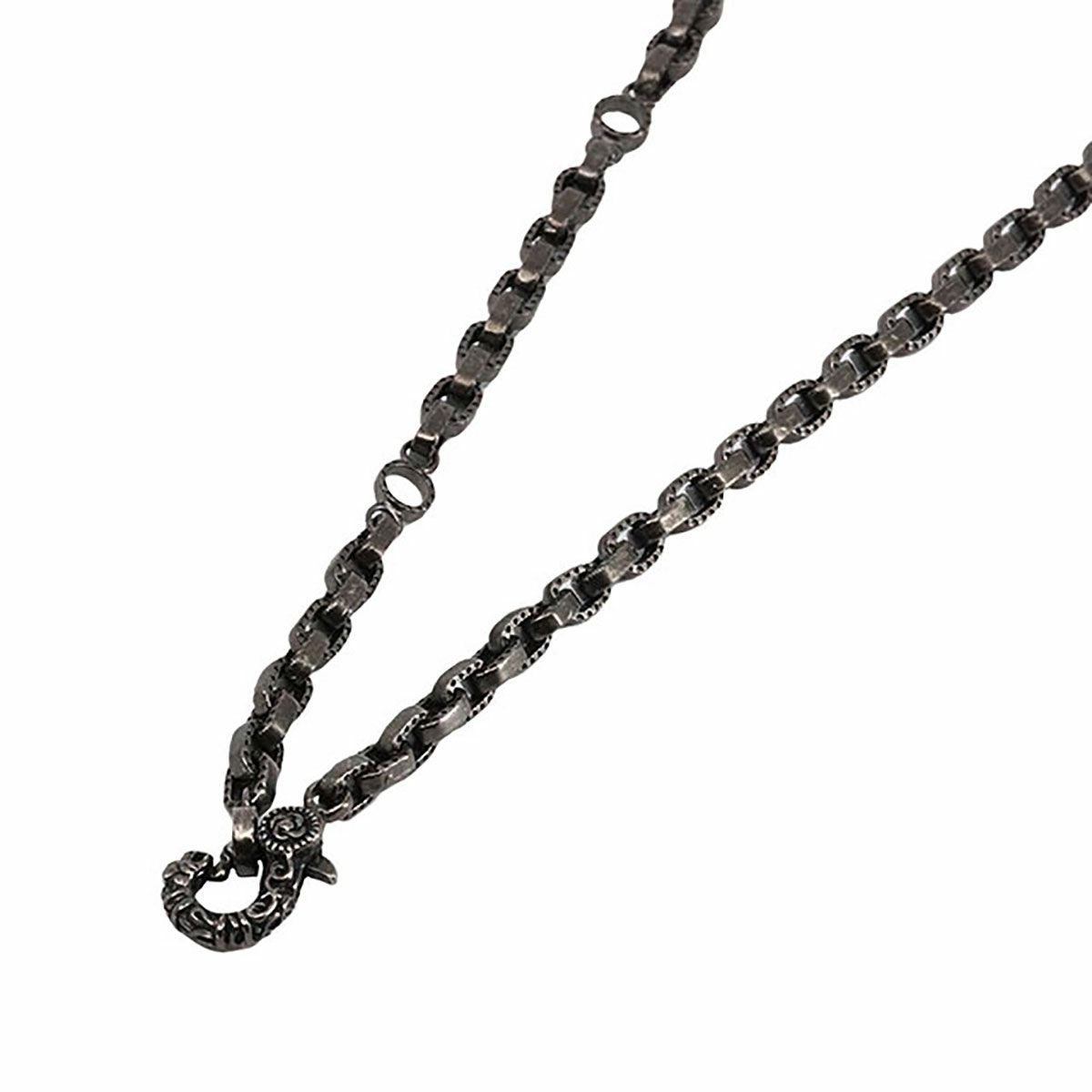 レザーズアンドトレジャーズ ハーフエングレイブリンクチェーン w