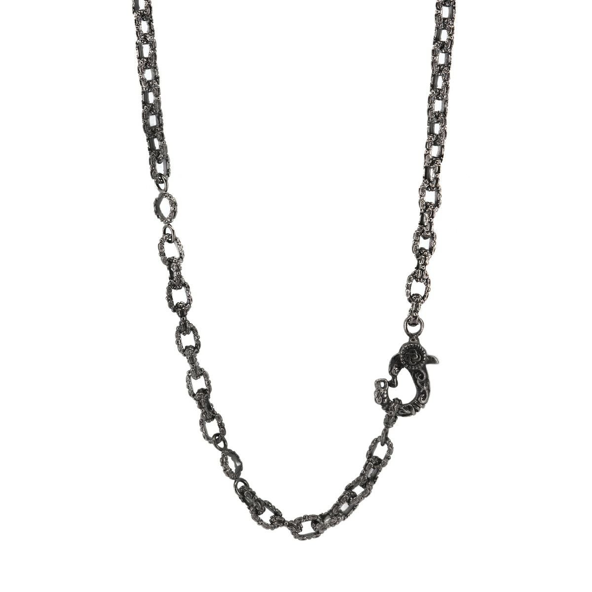 レザーズアンドトレジャーズ ハーフエングレイブリンクチェーン w