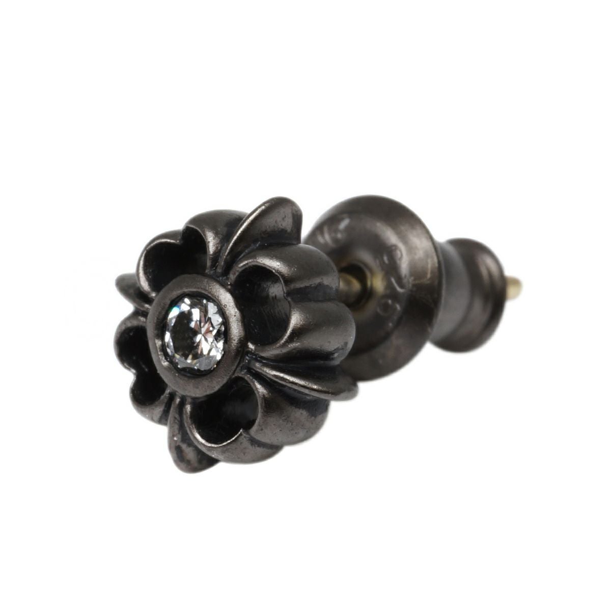 レザーズアンドトレジャーズ ポープスストーンクロスピアス w/レッド