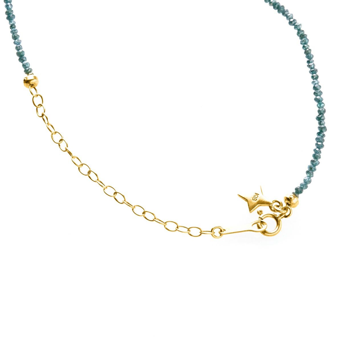 ブラッディマリー K18 ブルーダイヤモンド チェーン 15ct（45cm