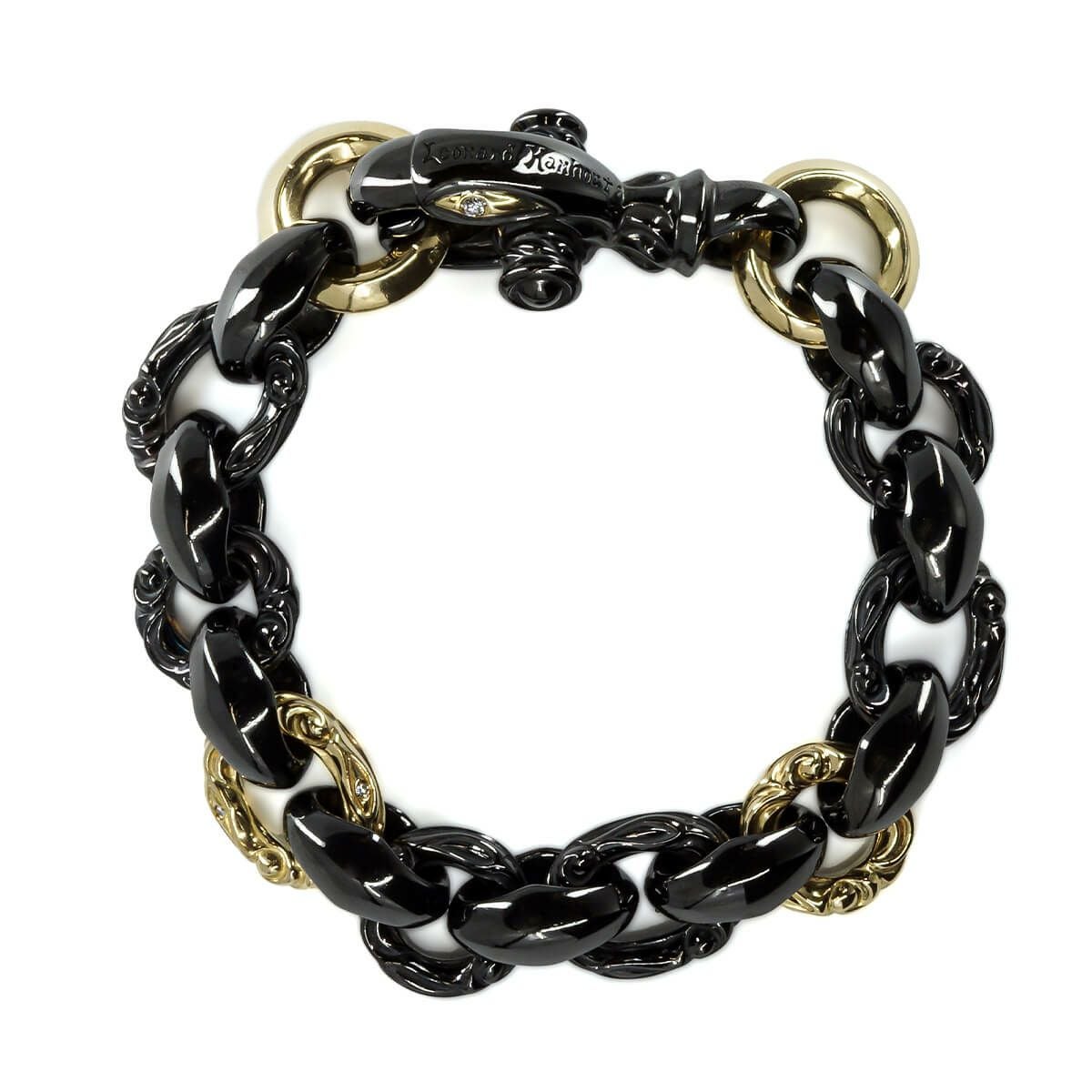 ロンワンズ BLACK EDITION ヘロンブレスレット w/ブラックコーティング