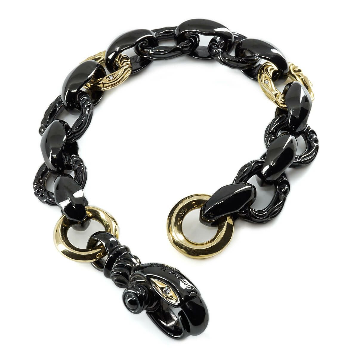 ロンワンズ BLACK EDITION ヘロンブレスレット w/ブラックコーティング