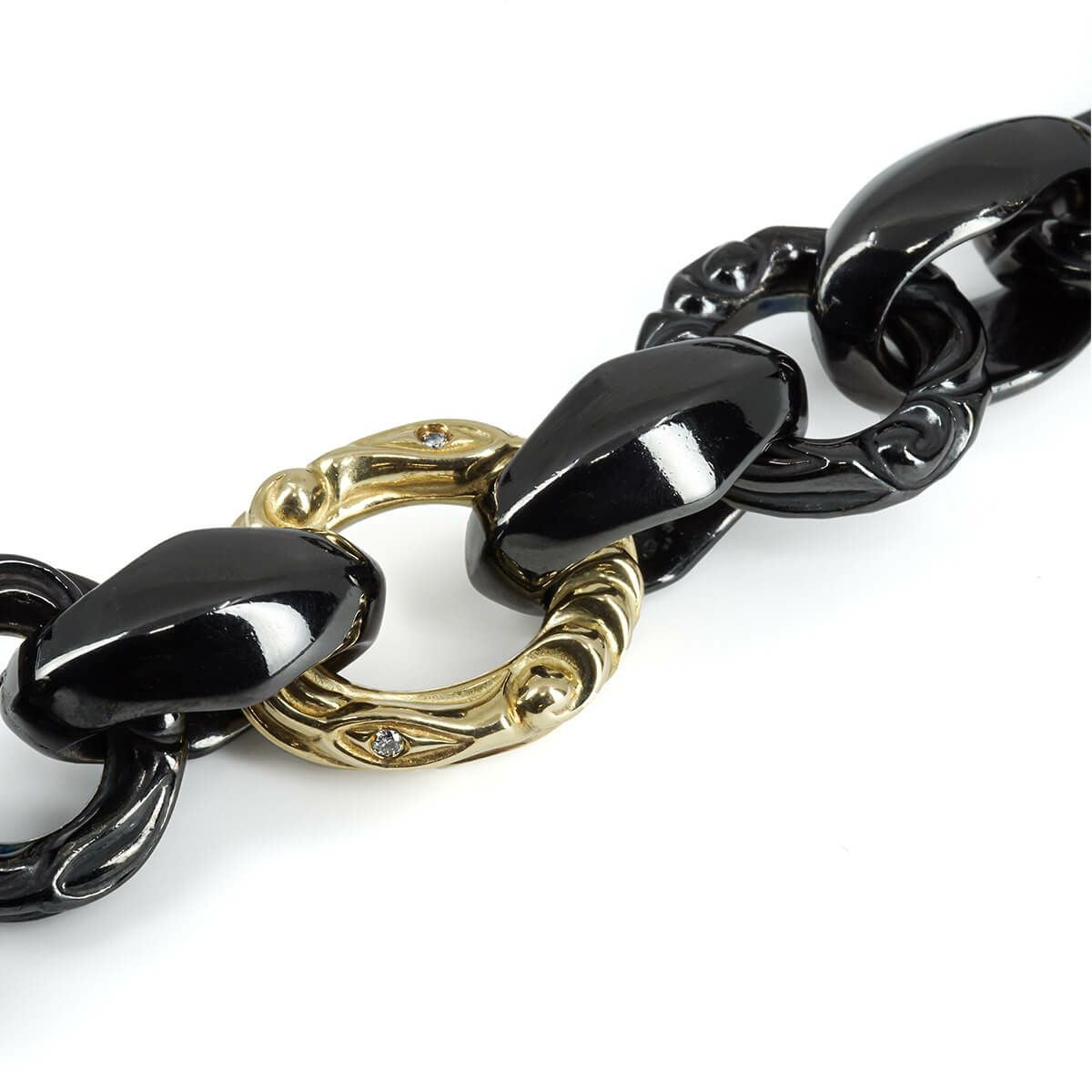 ロンワンズ BLACK EDITION ヘロンブレスレット w/ブラックコーティング