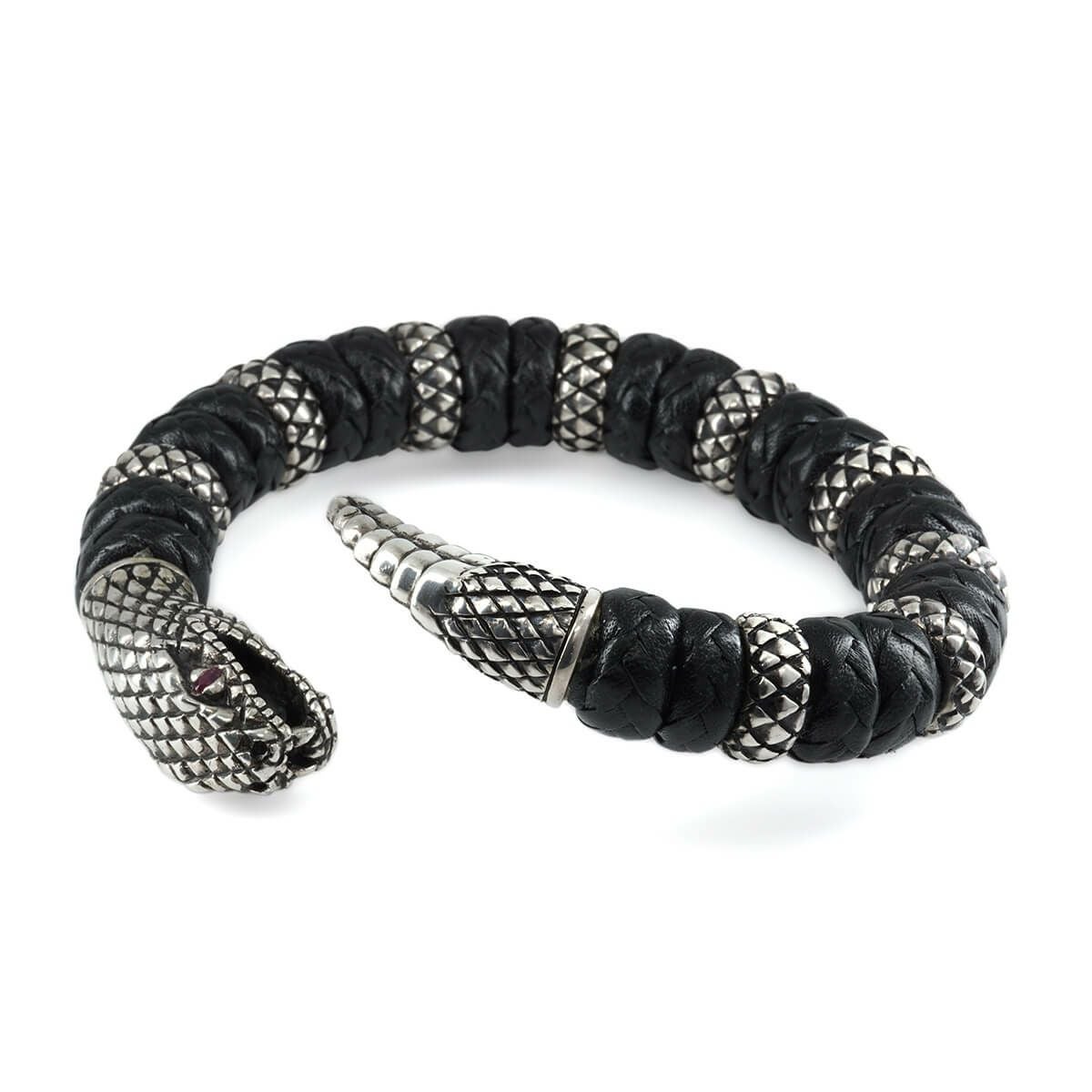 レザーズアンドトレジャーズ スクロールハートブレスレット w