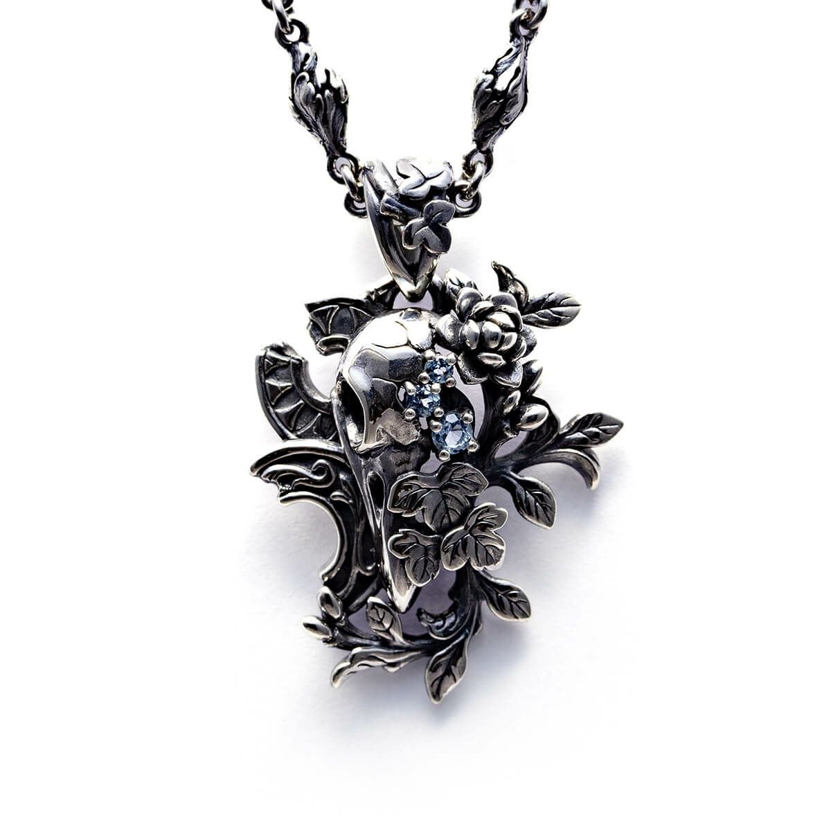 ブラッディマリー タナトスペンダントw/スカイブルーアクアマリン