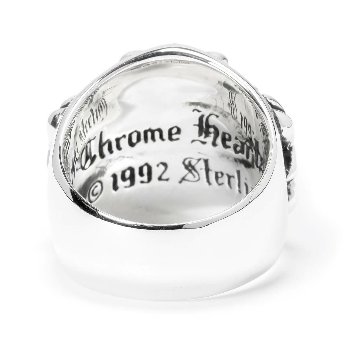 クロムハーツ キーパーリング w/ダイヤモンドパヴェ（CH仕様）/ US7.5