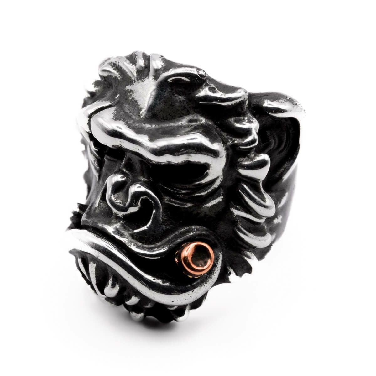 スターリンギア マイクロアンラッキーペンダント ブラック w/3ダイヤ