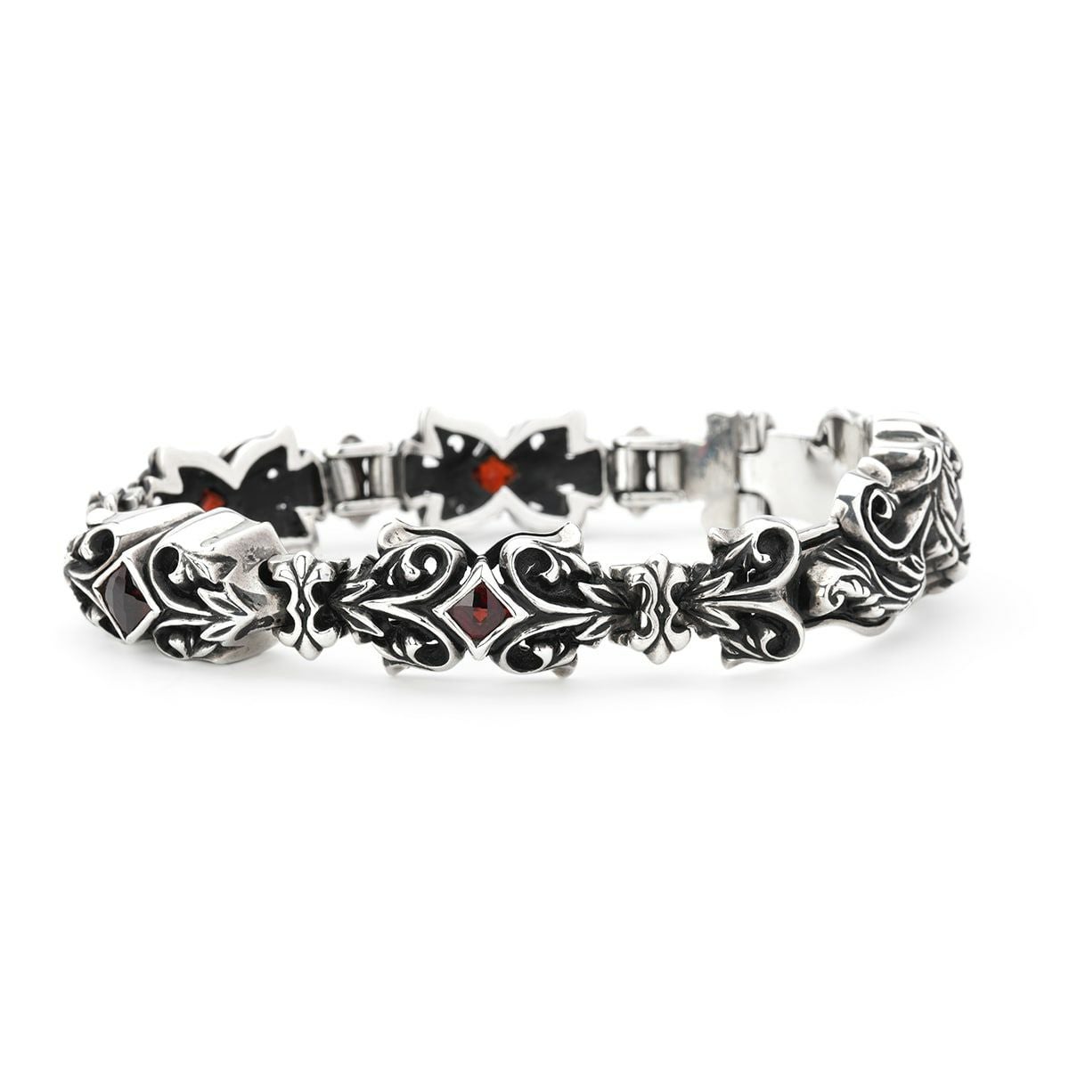 レザーズアンドトレジャーズ スクロールハートブレスレット w