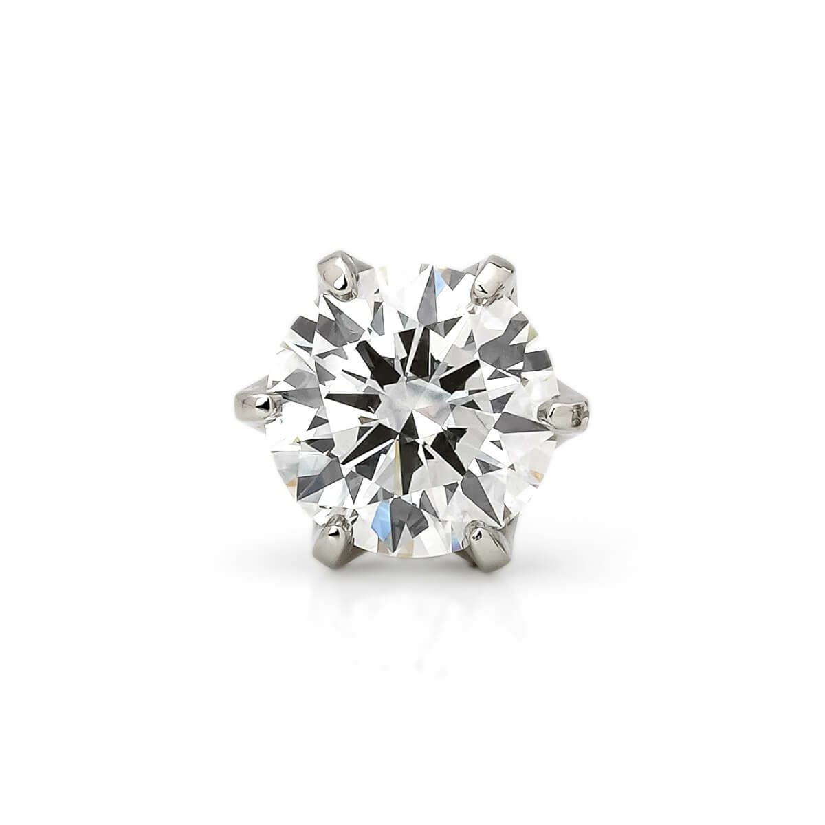 1.0ct×2（IGI鑑定書付）ラボグロウンダイヤモンド プラチナ ピアス（両