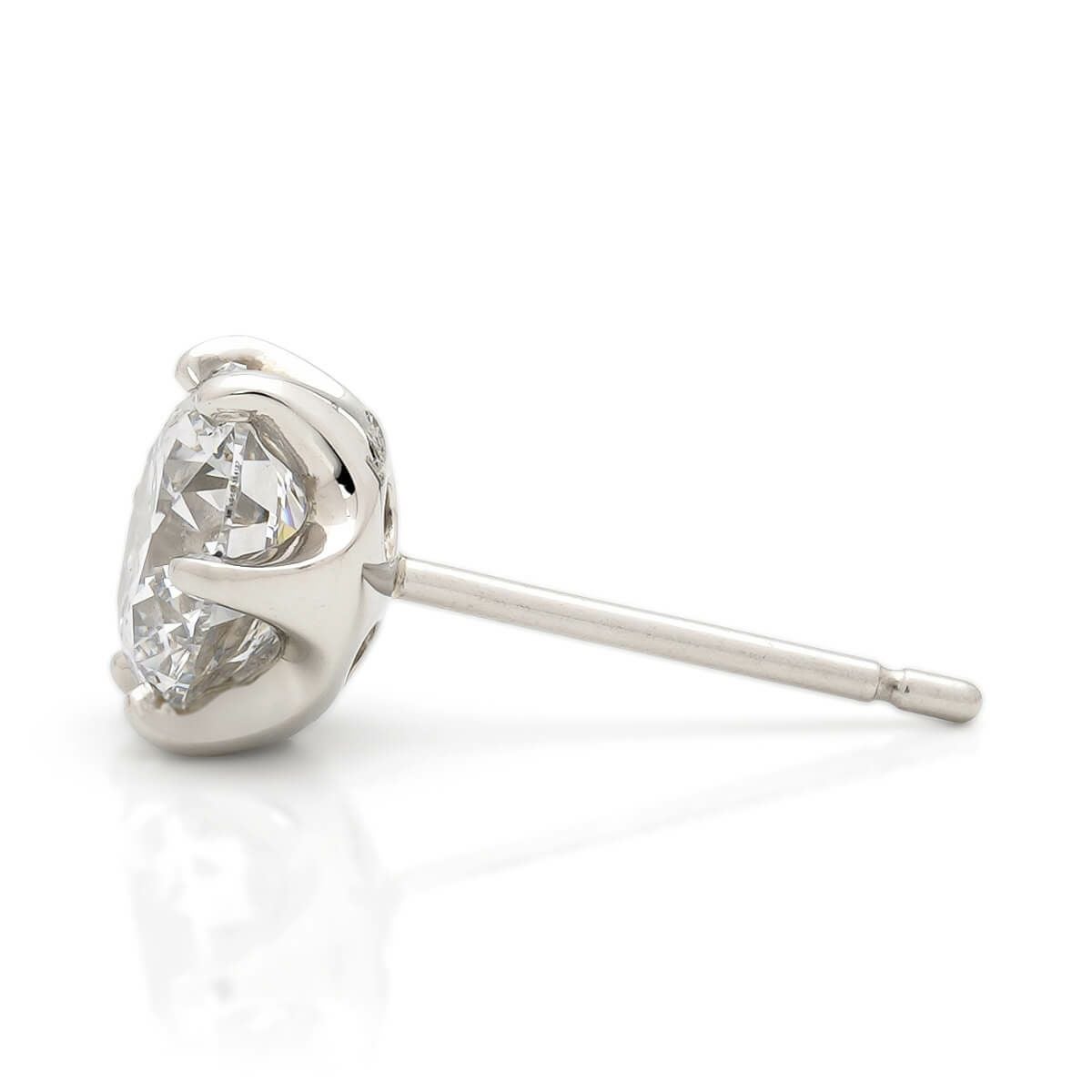 1.0ct×2（IGI鑑定書付）ラボグロウンダイヤモンド プラチナ ピアス（両