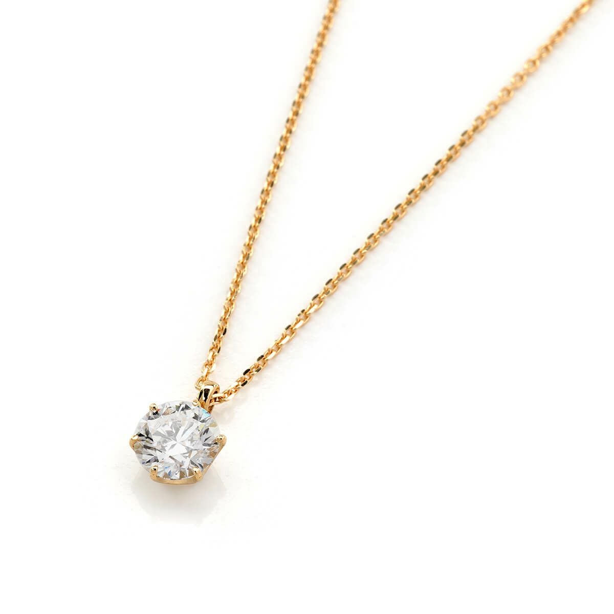 0.5ct（IGI鑑定書付）ラボグロウンダイヤモンド K18ゴールド 一粒