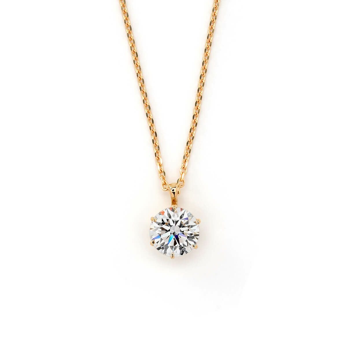 0.5ct（IGI鑑定書付）ラボグロウンダイヤモンド K18ゴールド 一粒