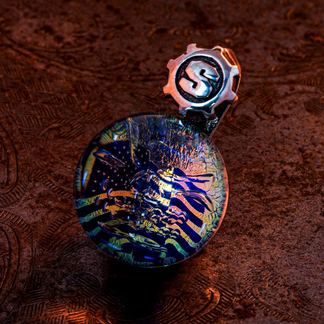 スターリンギア 01 ニュースカルマーブルペンダント w/スカル