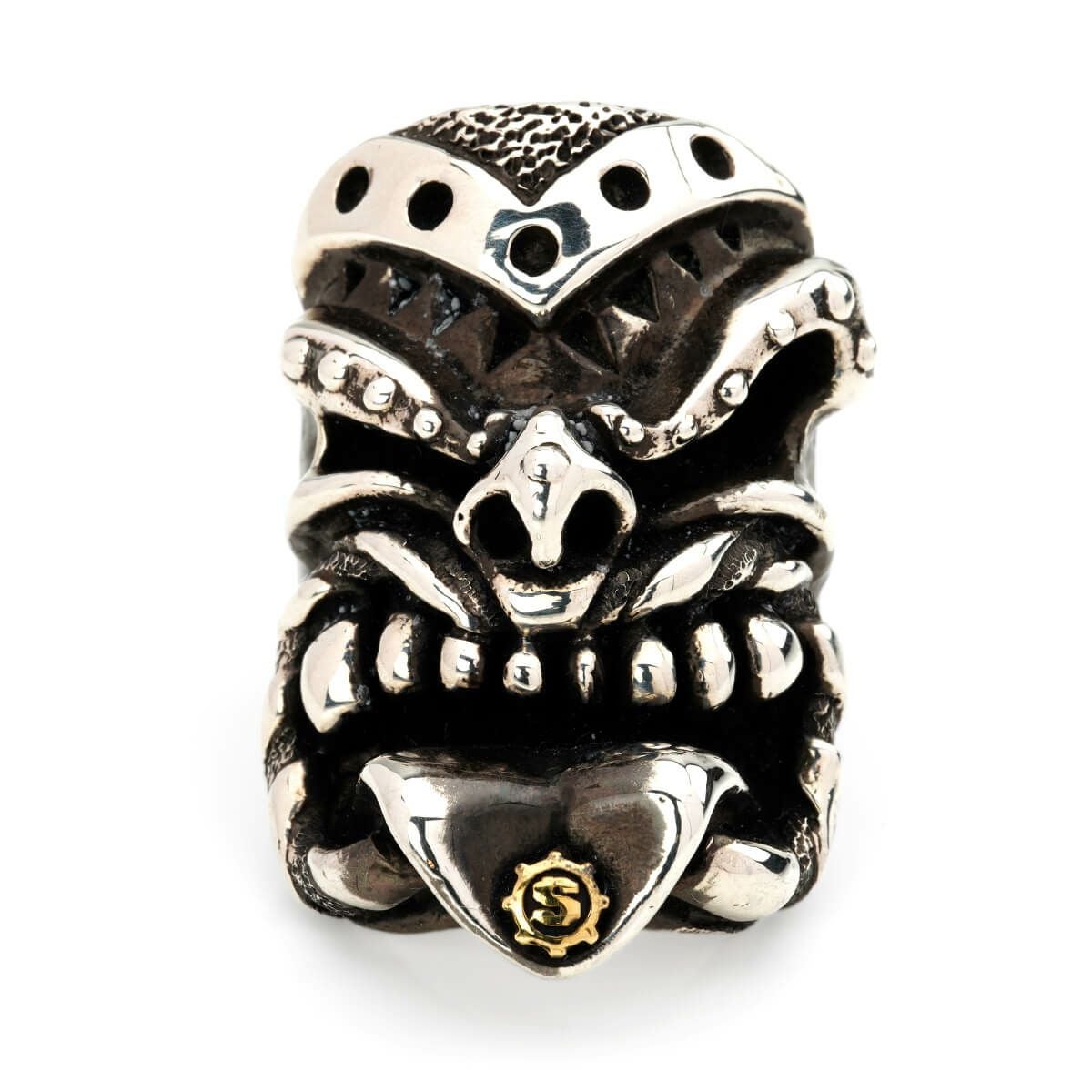 スターリンギア パンチャーニューマオリリング w/ブラスSギアロゴ