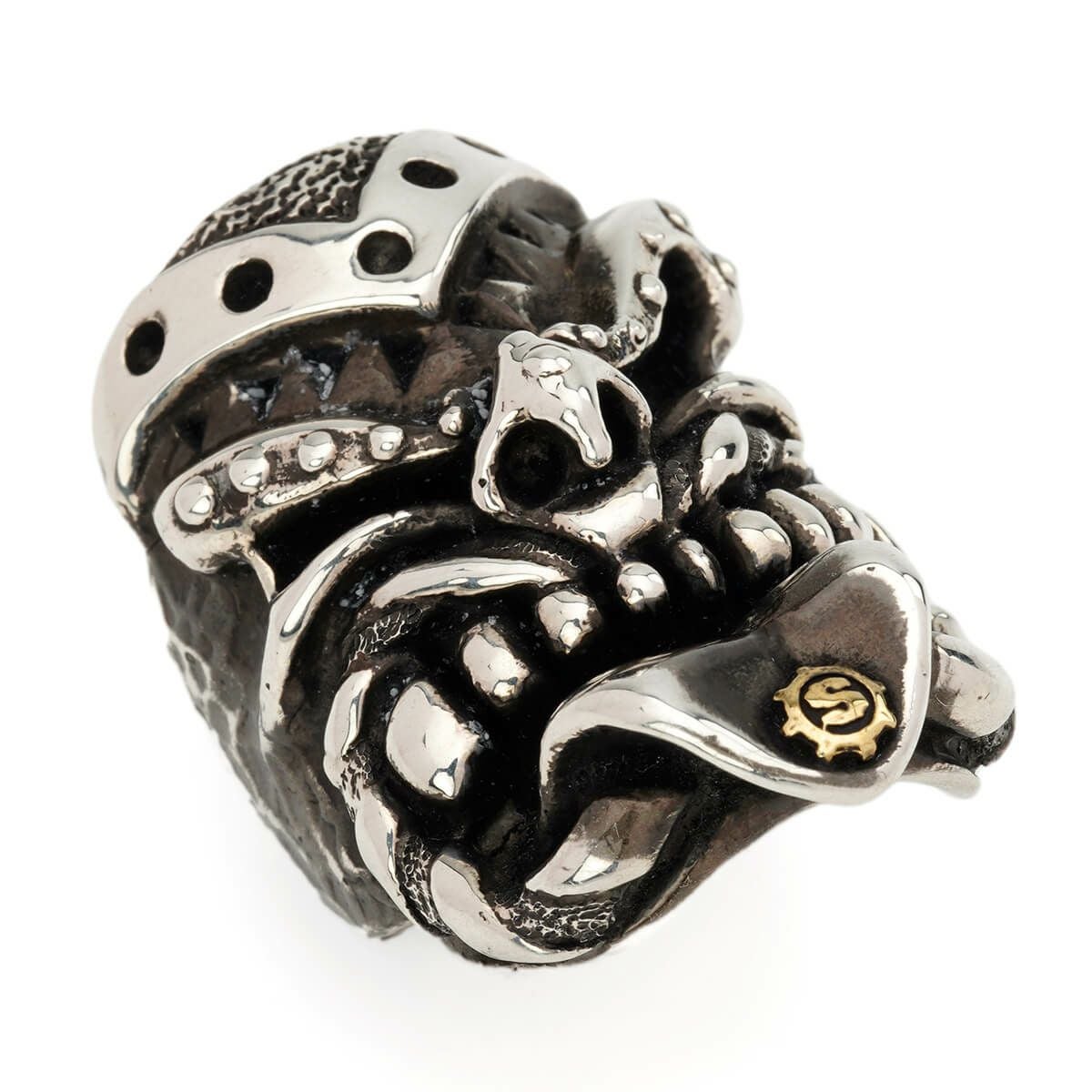 スターリンギア パンチャーニューマオリリング w/ブラスSギアロゴ