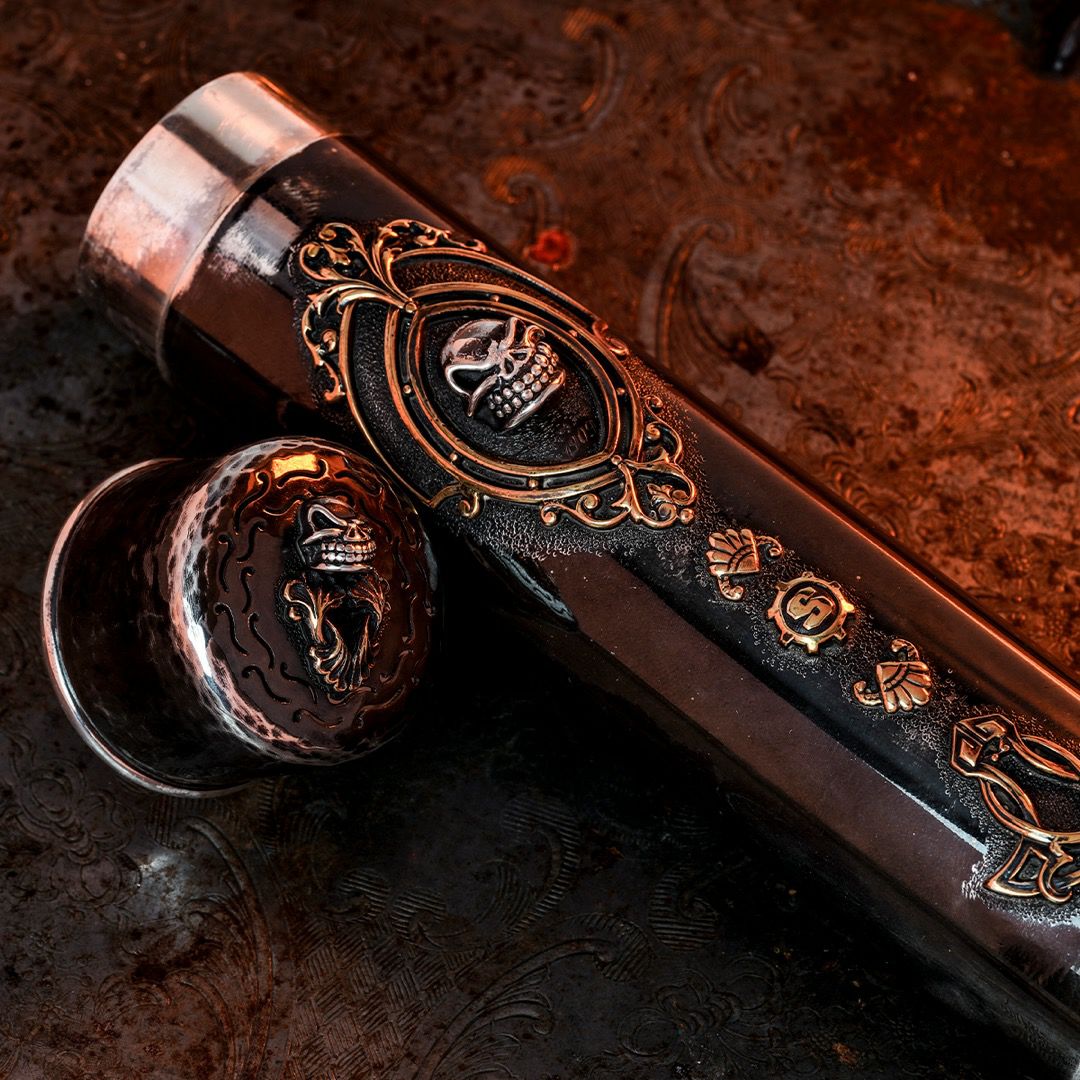 スターリンギア 02 ニュースカルマーブルペンダント w/スカル