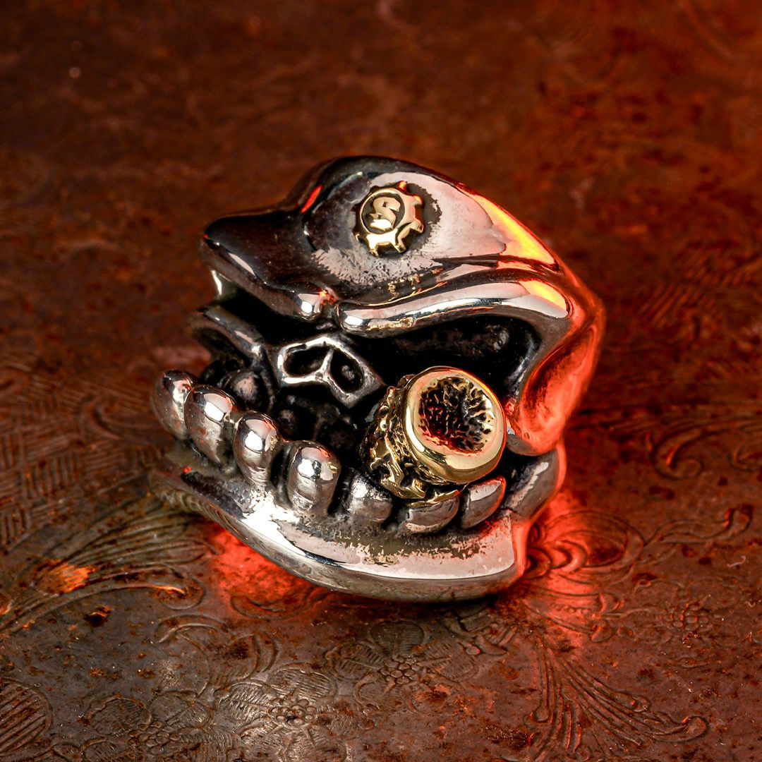 スターリンギア パンチャーニューブルーザーリングw/ブラスビッグ