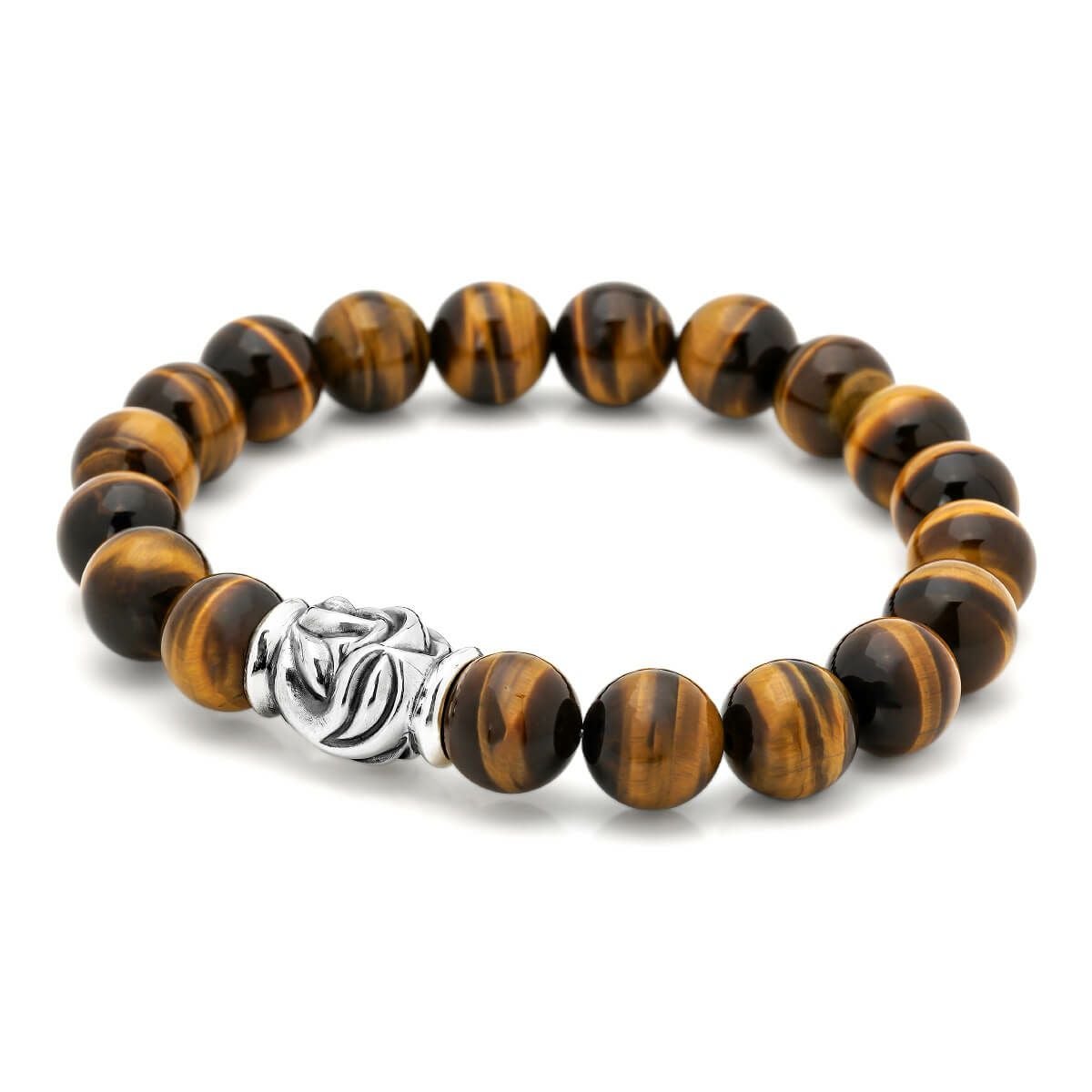 ロンワンズ MFストーンブレスレット イーグルビーズ w/タイガーアイ