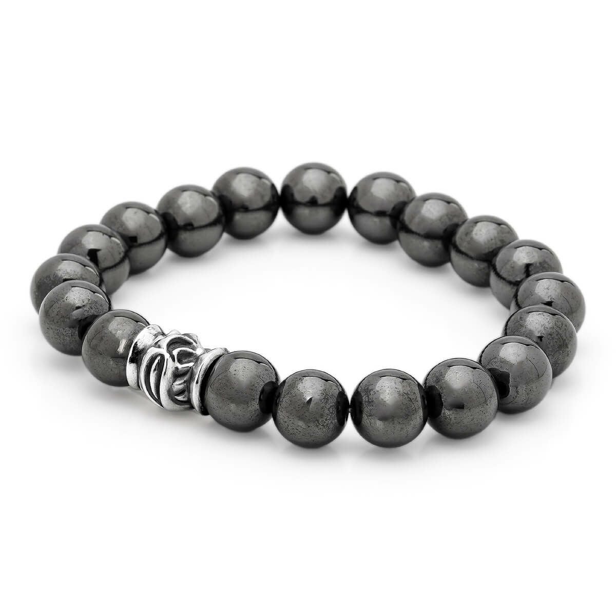 ロンワンズ MFストーンブレスレット ホークビーズ w/ヘマタイト 10mm