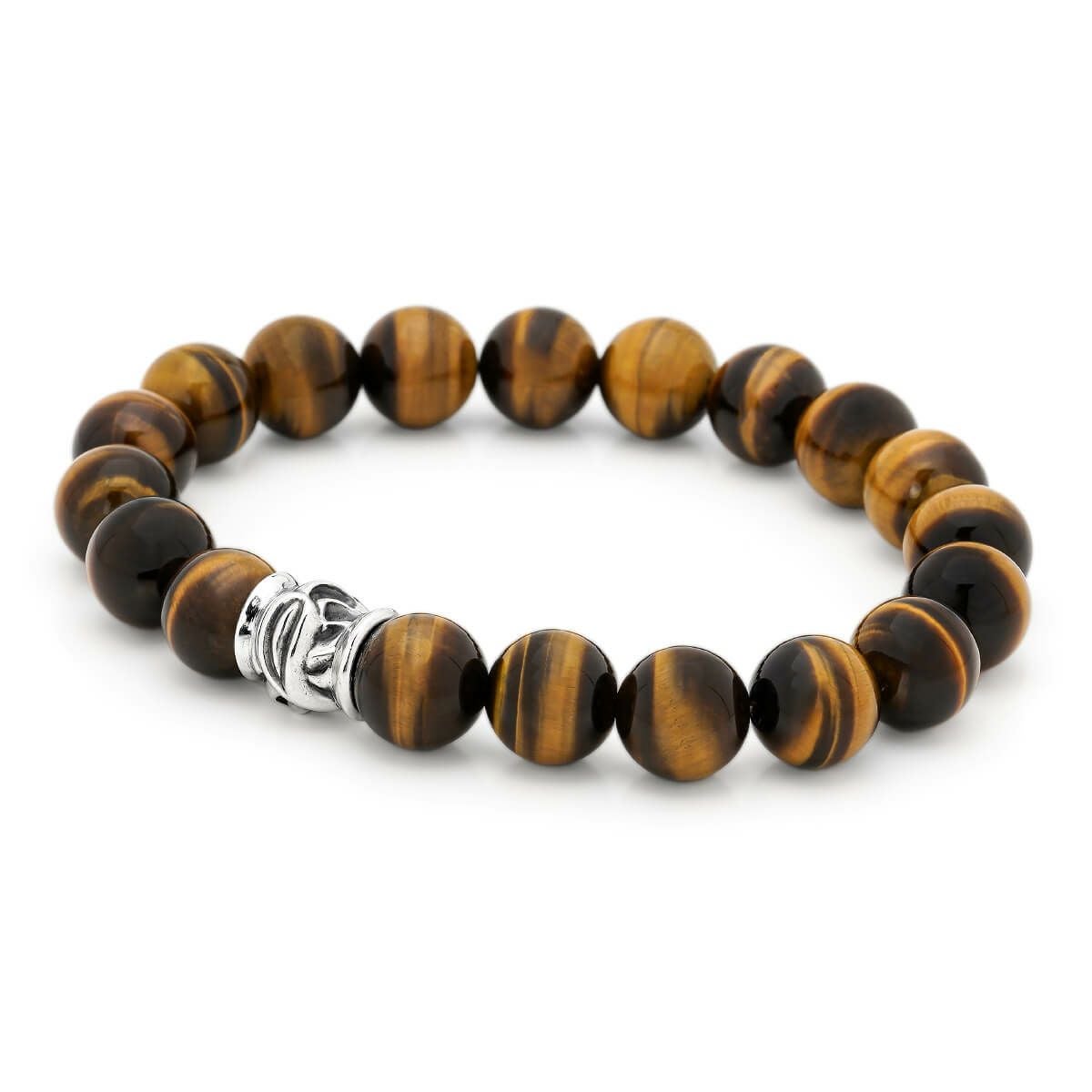 ロンワンズ MFストーンブレスレット イーグルビーズ w/タイガーアイ