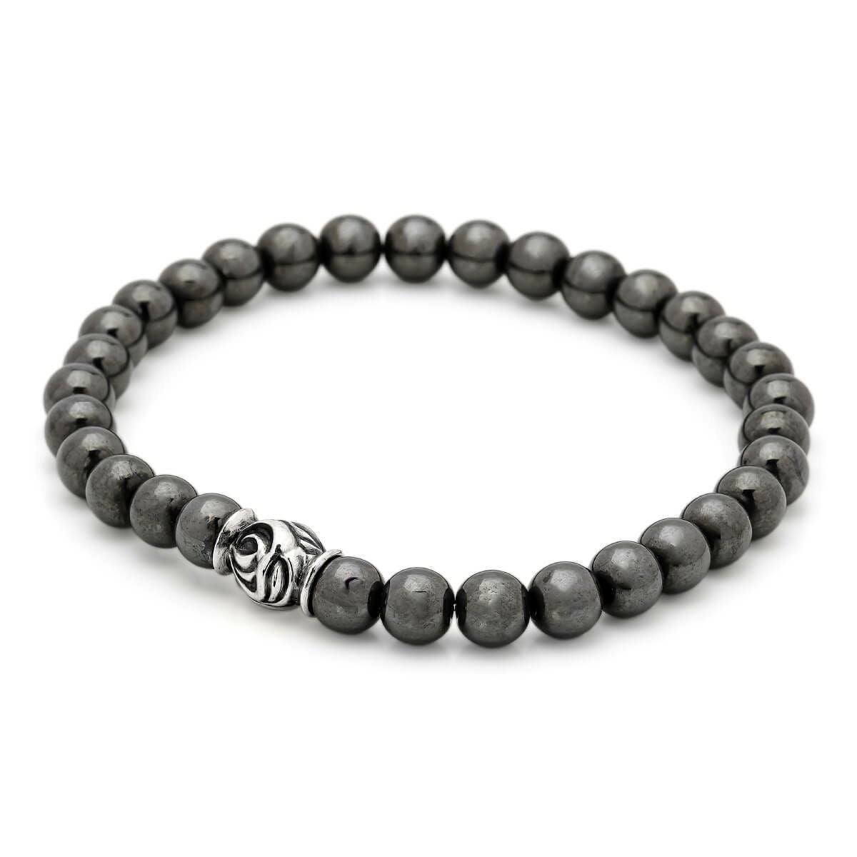 ロンワンズ MFストーンブレスレット イーグルビーズ w/サファイア 6mm