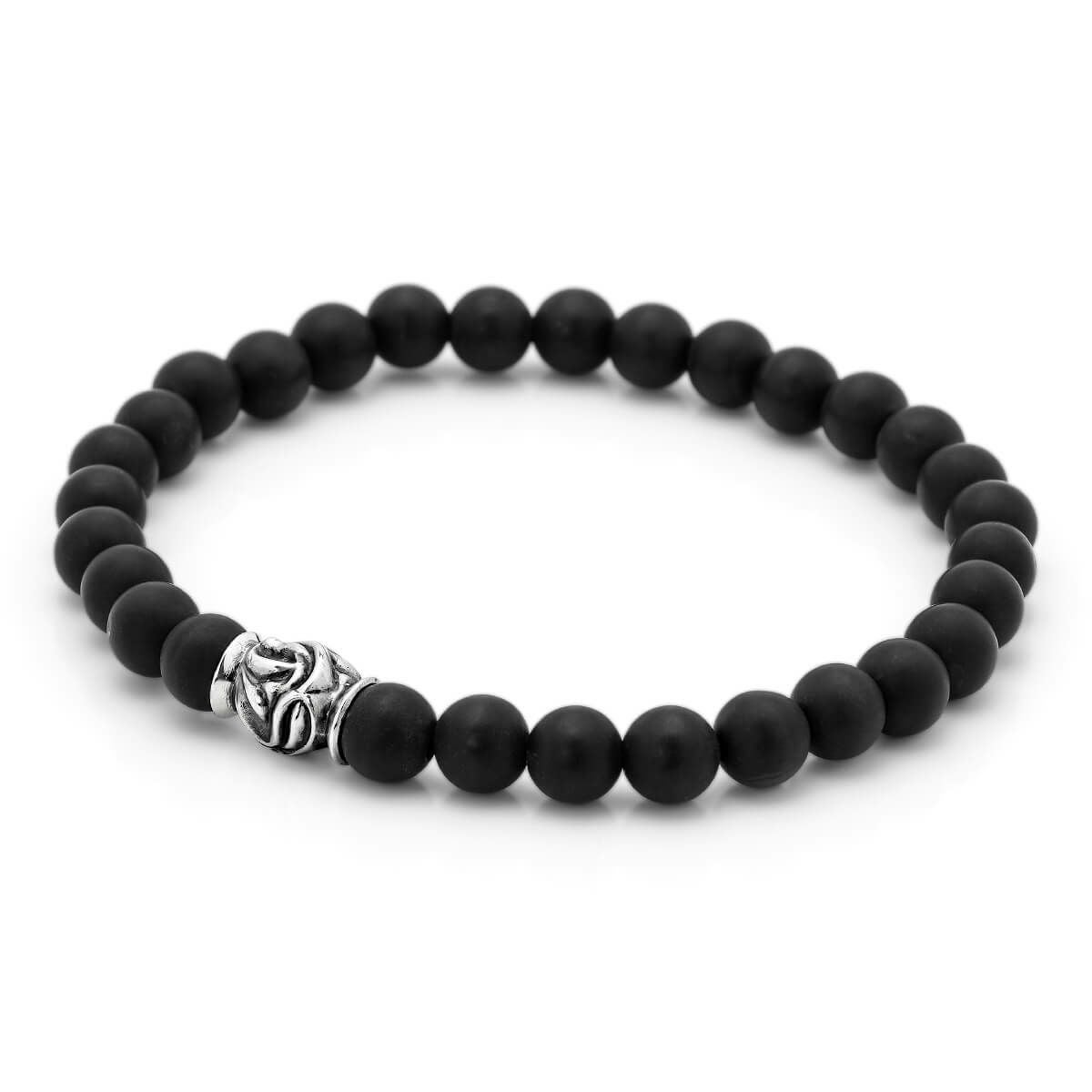 ロンワンズ MFストーンブレスレット イーグルビーズ w/サファイア 6mm