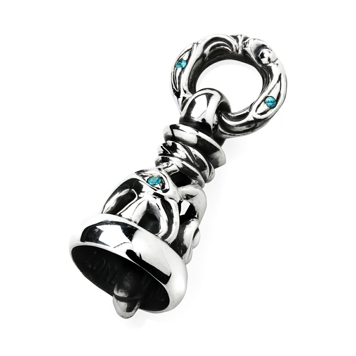 ロンワンズ カーブドスタッドイヤリング w/ パライバトルマリン