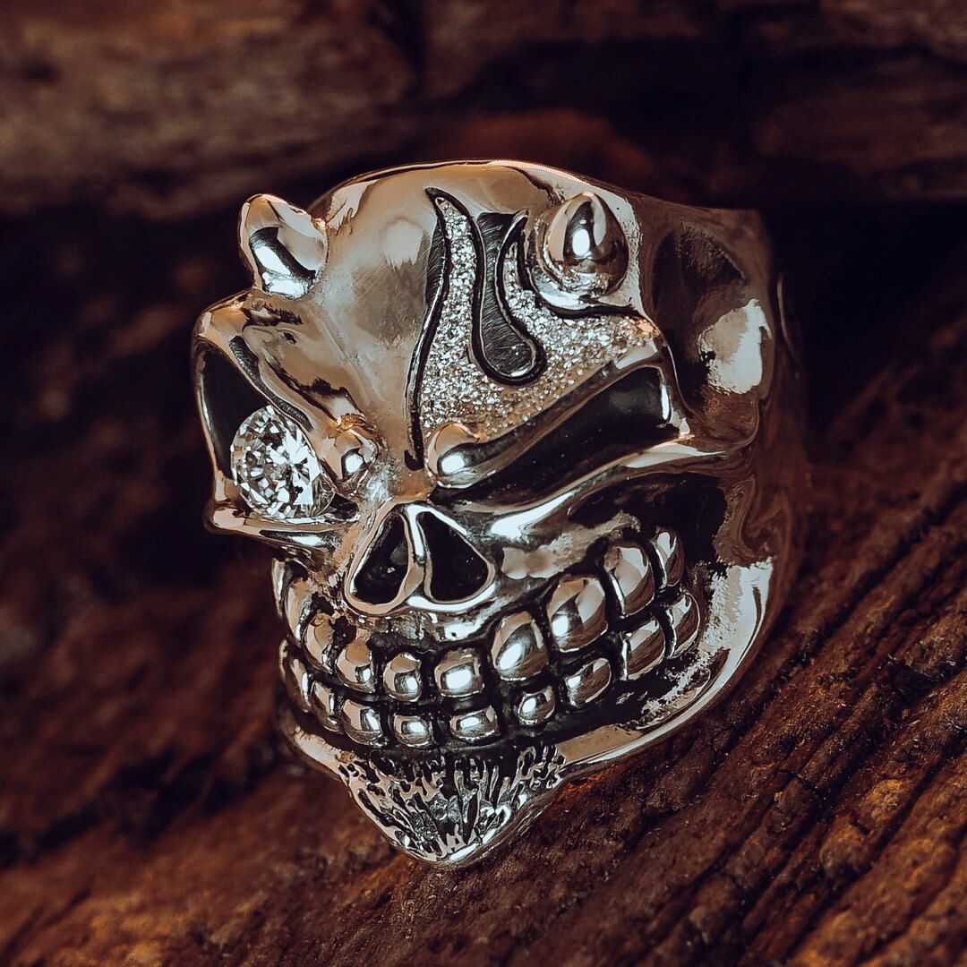 スターリンギア パンチャーデビルリング w/ダイヤモンド/フレイムス