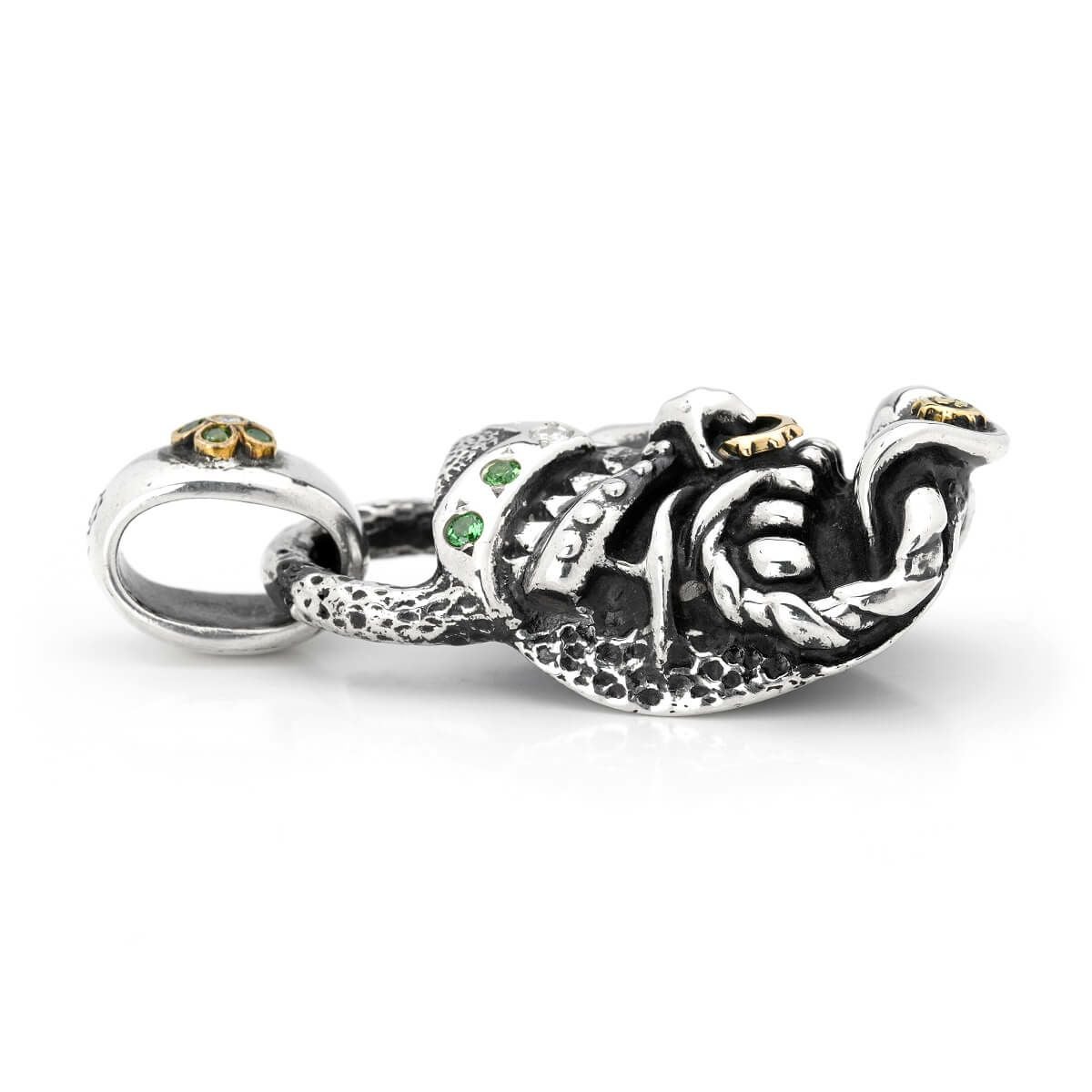 スターリンギア パンチャーニューマオリフェイスペンダント w/22k