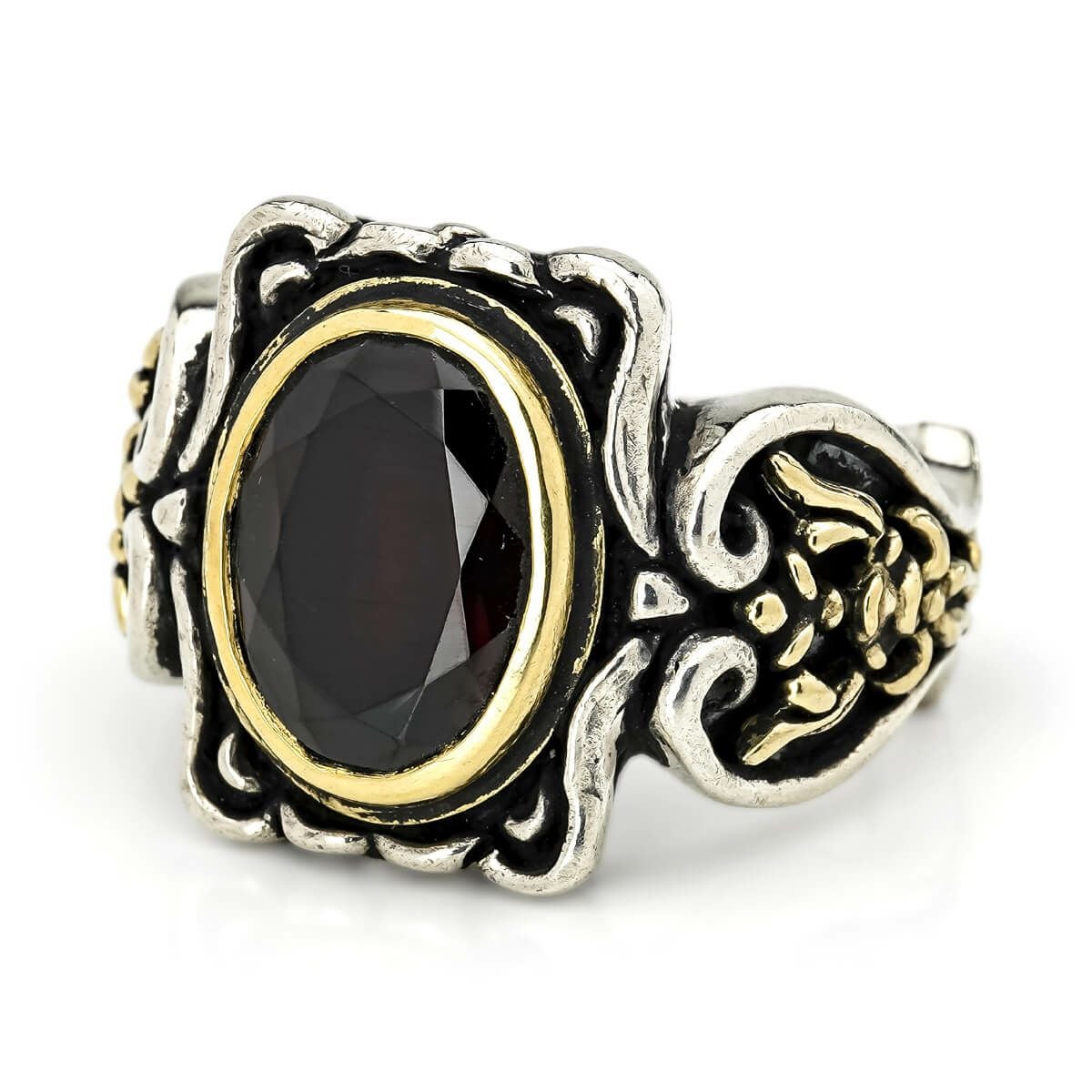 現品のみ】レザーズアンドトレジャーズ スクエアクレストリング w