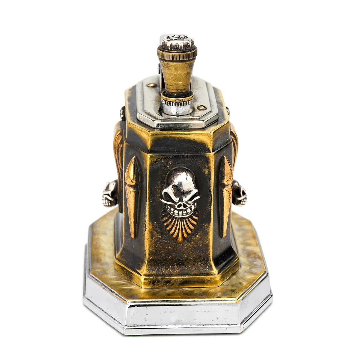 スターリンギア 1930年製アンティーク卓上ライターw/シルバー2マイクロ