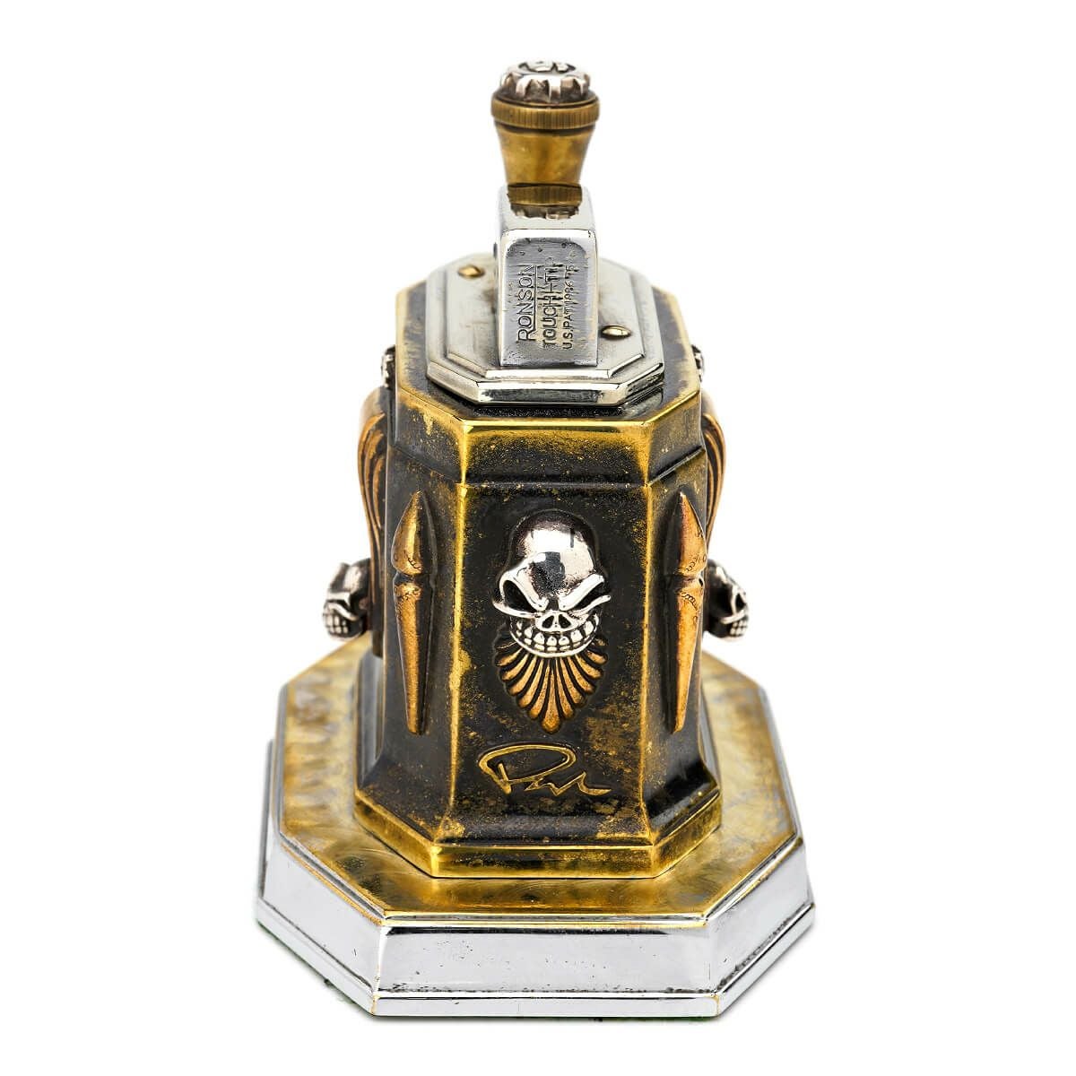 スターリンギア 1930年製アンティーク卓上ライターw/シルバー2マイクロ