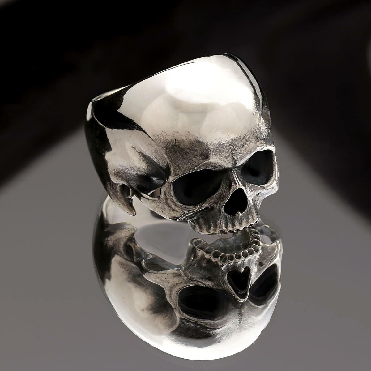 クリープ リング Skull (toothless) | ジュエリーコネクション Jewelry