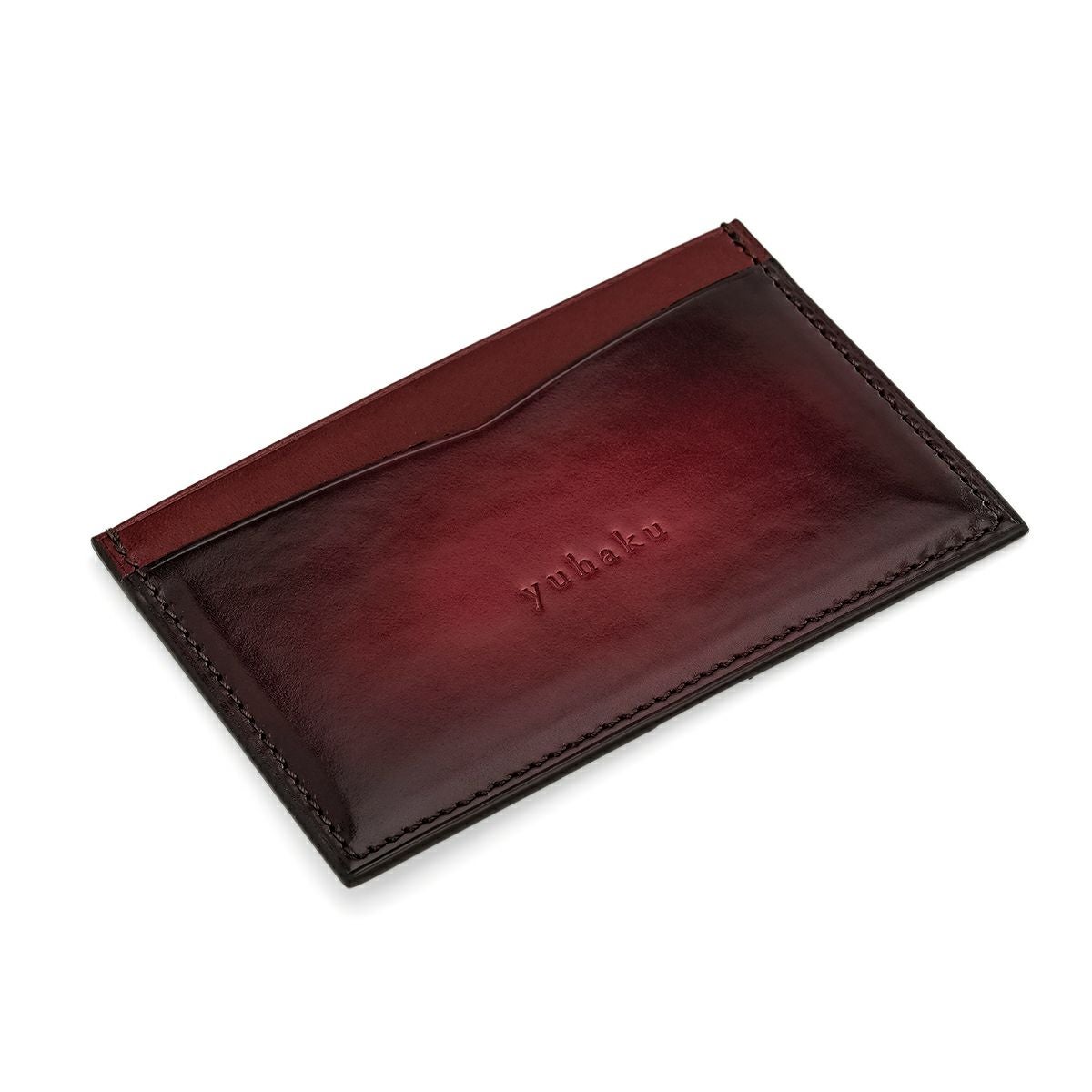 ユハク クロコダイルコンビ ラウンドファスナーマルチケース グレー