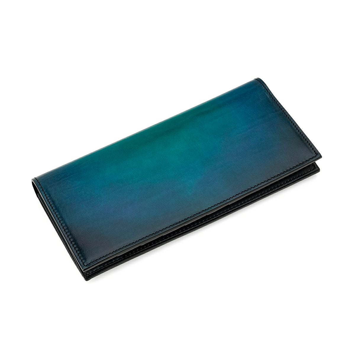 ユハク 長財布 束入れ ターコイズブルー | ジュエリーコネクション