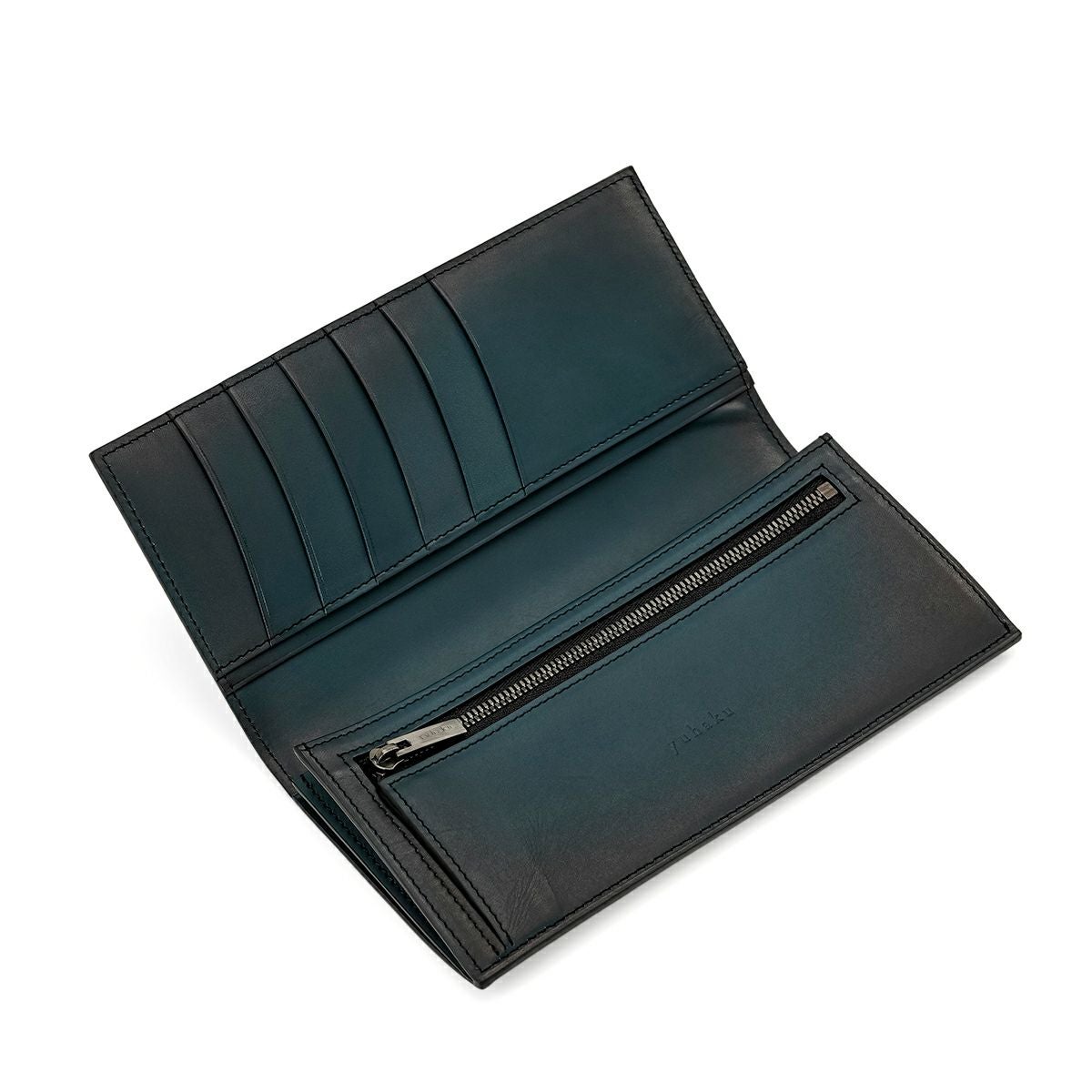 ユハク 長財布 束入れ ターコイズブルー | ジュエリーコネクション