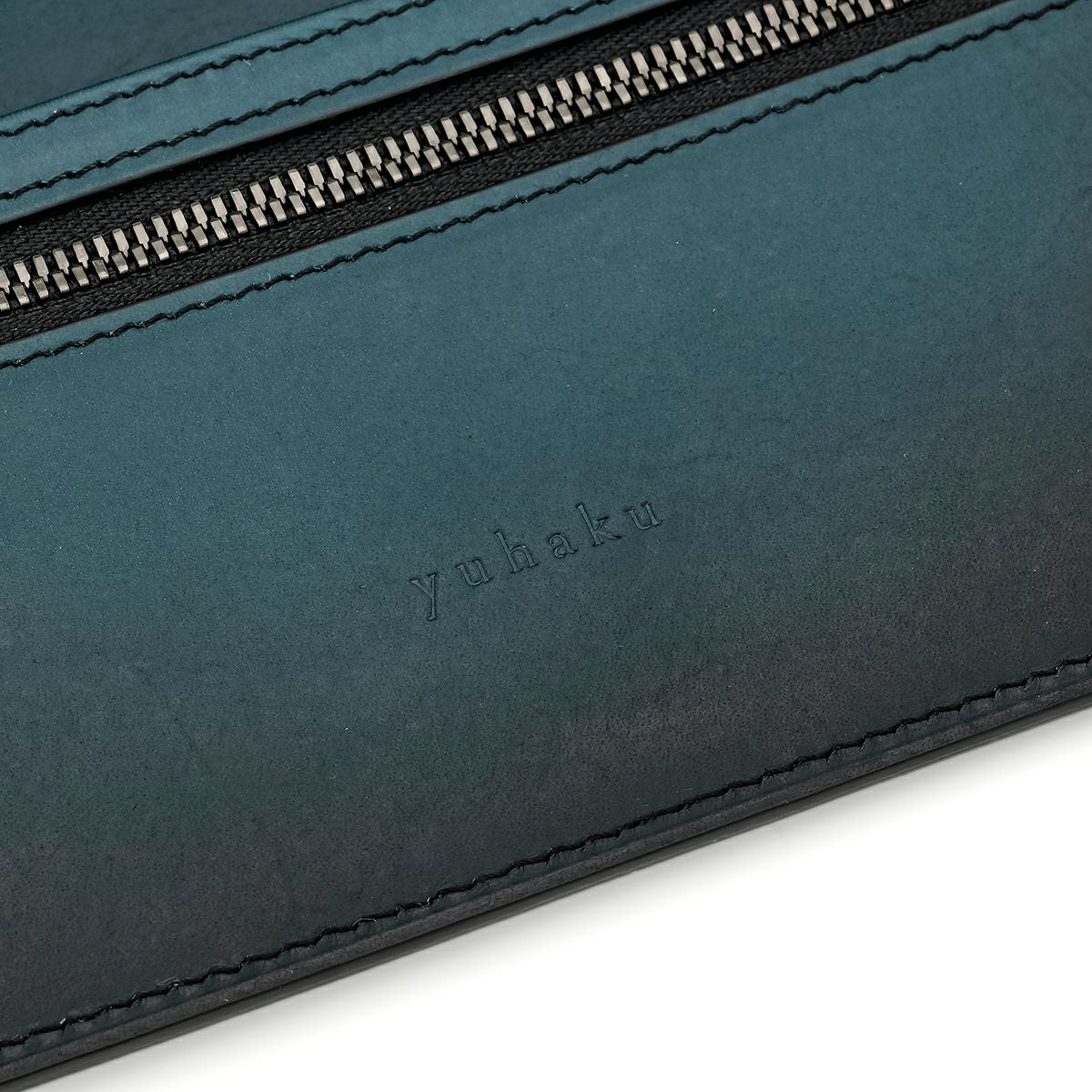 ユハク 長財布 束入れ ターコイズブルー | ジュエリーコネクション