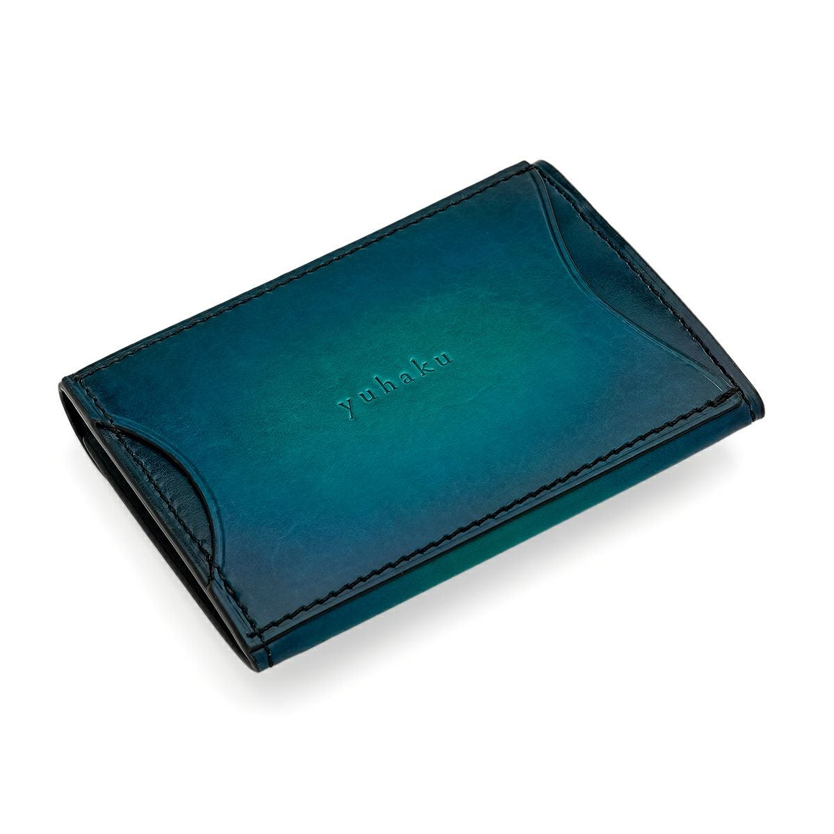 ユハク 財布 ミニウォレット ターコイズブルー | ジュエリー