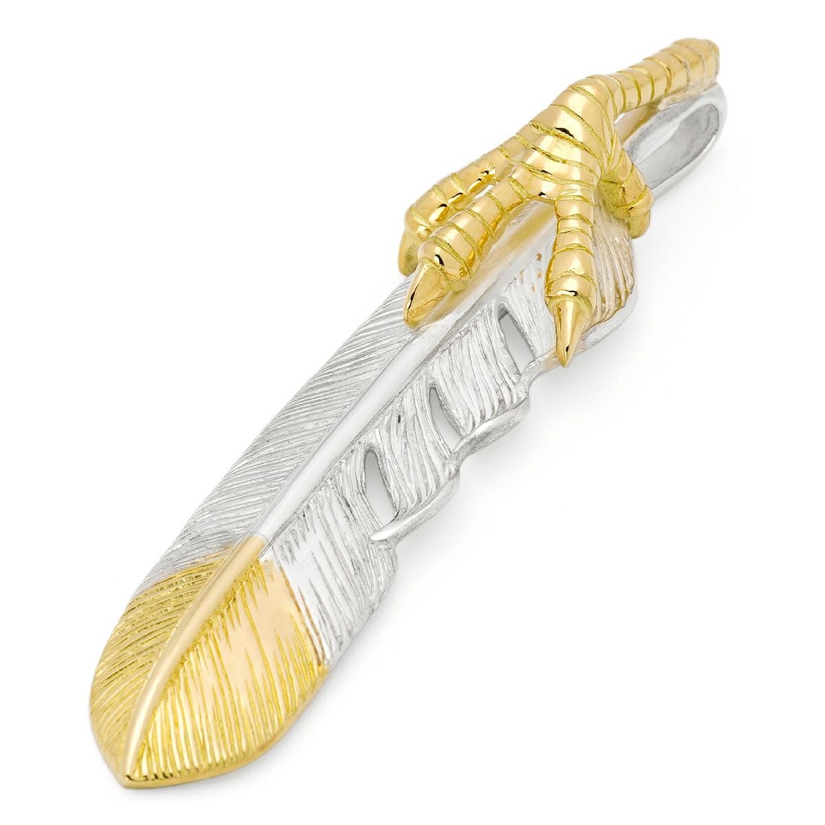 ゴッドサンズ 特大金爪先金フェザー（右向き）74mmタイプ | ジュエリー