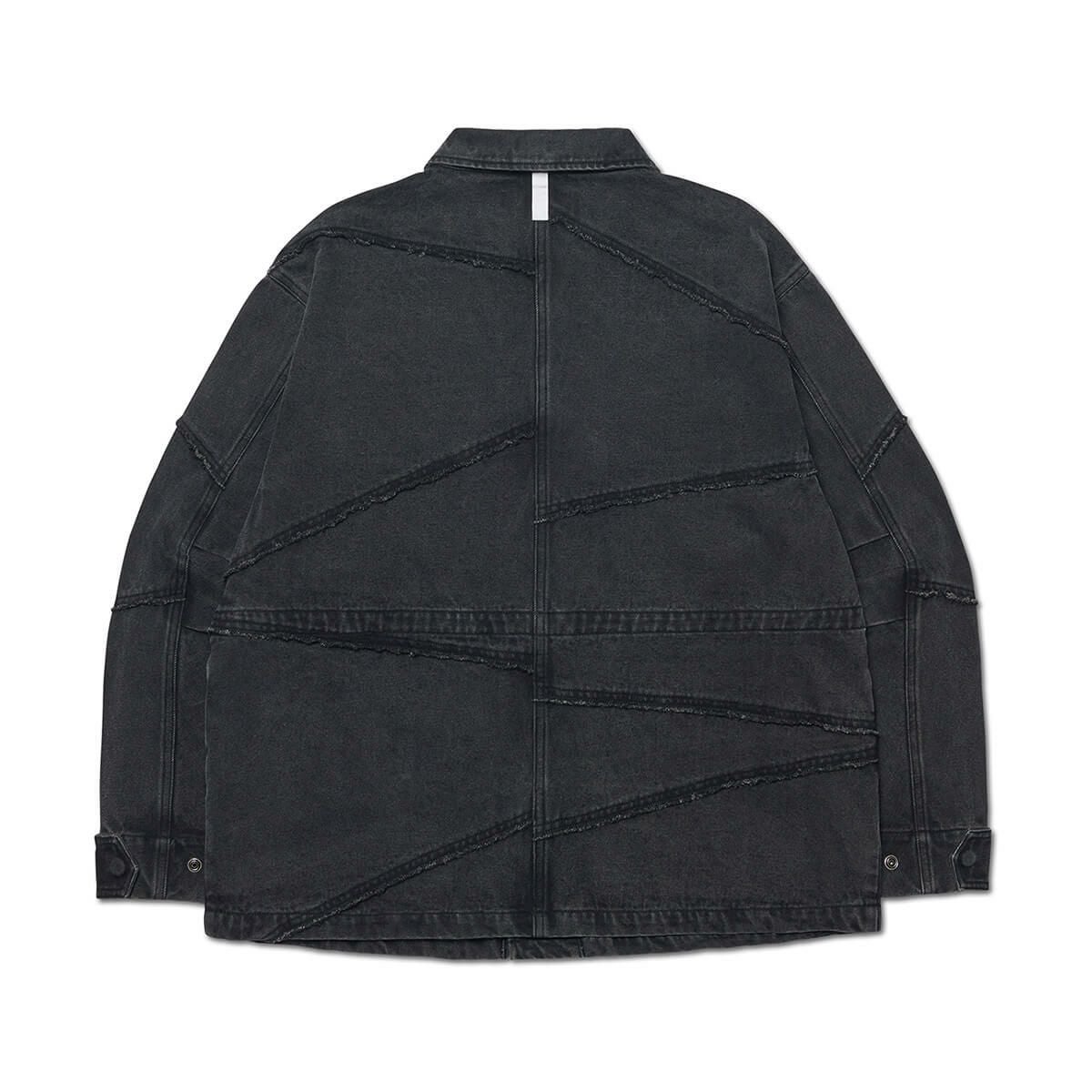 ノーマニュアル R.C デニム BDU ジャケット - ウォッシュド ブラック