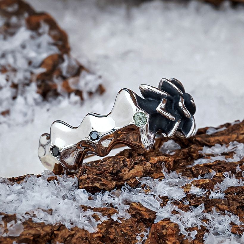 ブラッディマリー ウィッシュリング -願望- w/アレキサンドライト