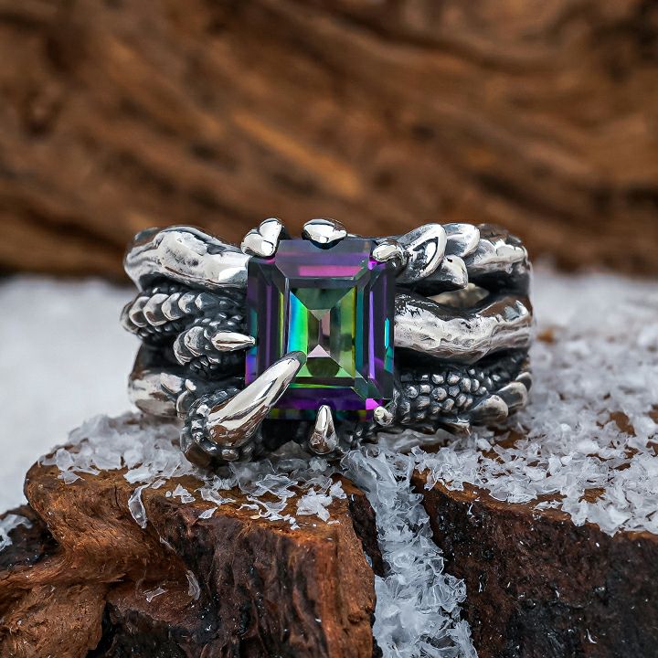 ブラッディマリー グロウ リング アッシュカラークォーツ 生える